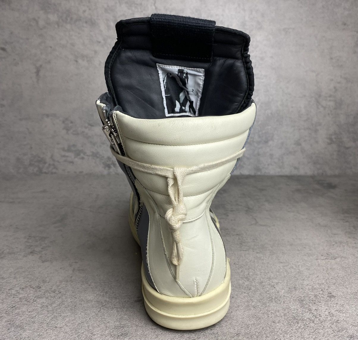 Rick Owens RICK OWENS - SS15 FAUN METALLIC SILVER GEOBASKET Size US 8 / IT 38 - 6 Thumbnail