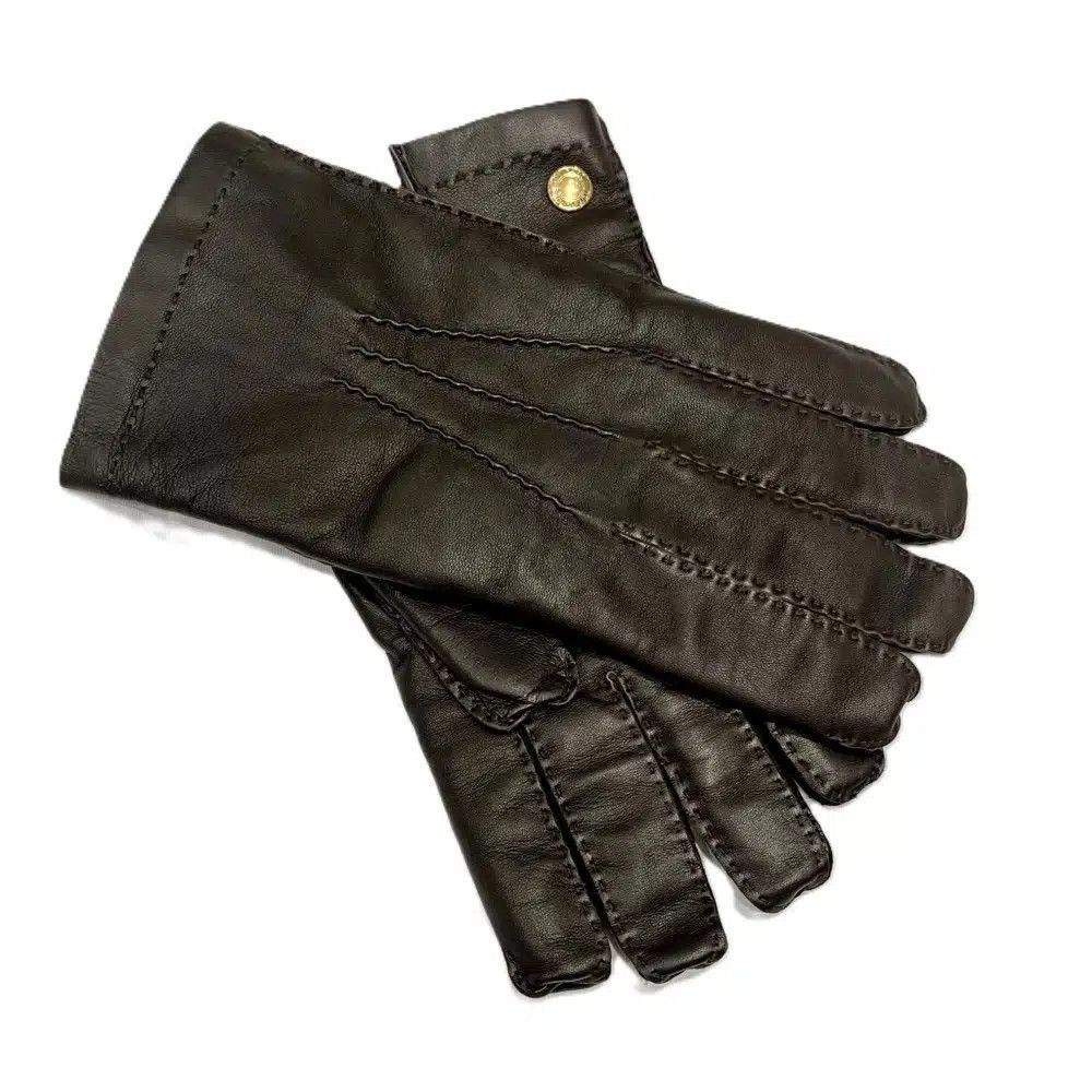 Tom Ford o1loc1c0125 TG0760 Size: 10.5 / Leather Gloves in Dark Brown Size ONE SIZE - 1 Preview