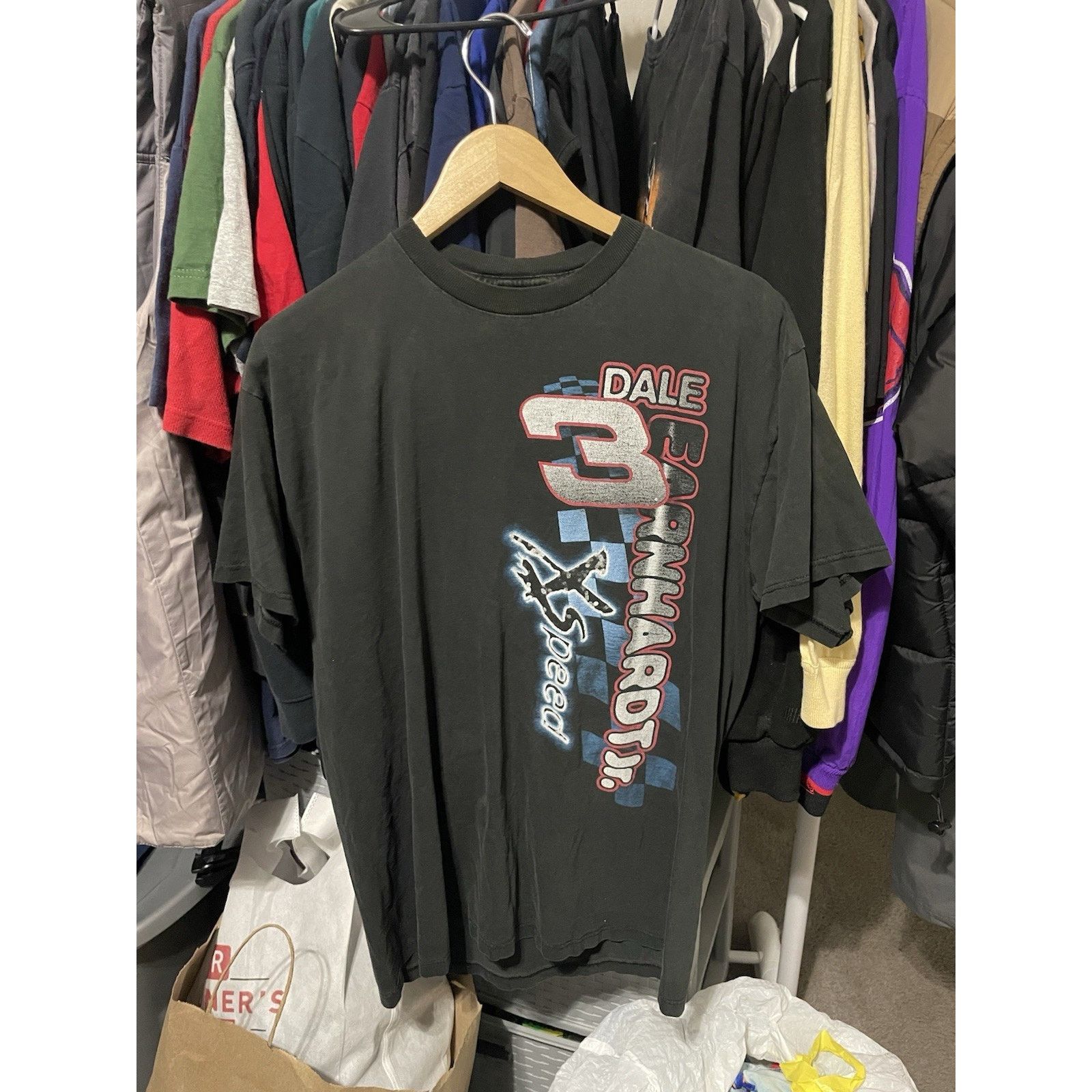 Gildan Size L- VTG Dale Earnhardt Jr. NASCAR Extreme Speed T-Shirt Size US L / EU 52-54 / 3 - 1 Thumbnail