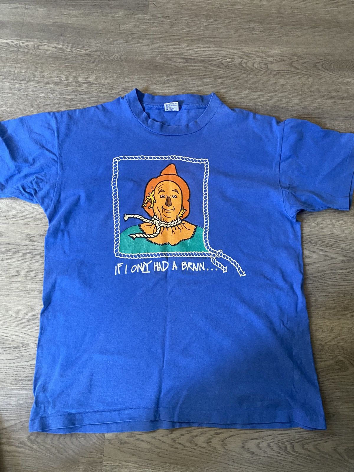 Vintage Vintage 90s made in USA wizard of oz charachter t shirt Size US L / EU 52-54 / 3 - 1 Thumbnail
