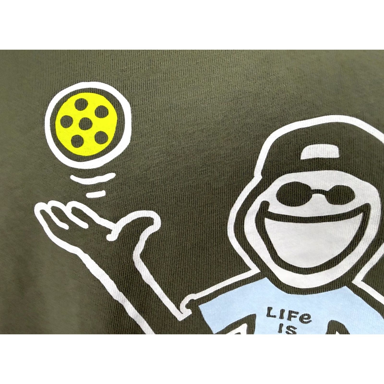 Life is Good Life is Good Shirt Men XL Olive Chicken N Pickle Ball Sports Long Sleeve Cotton Size US XL / EU 56 / 4 - 4 Thumbnail