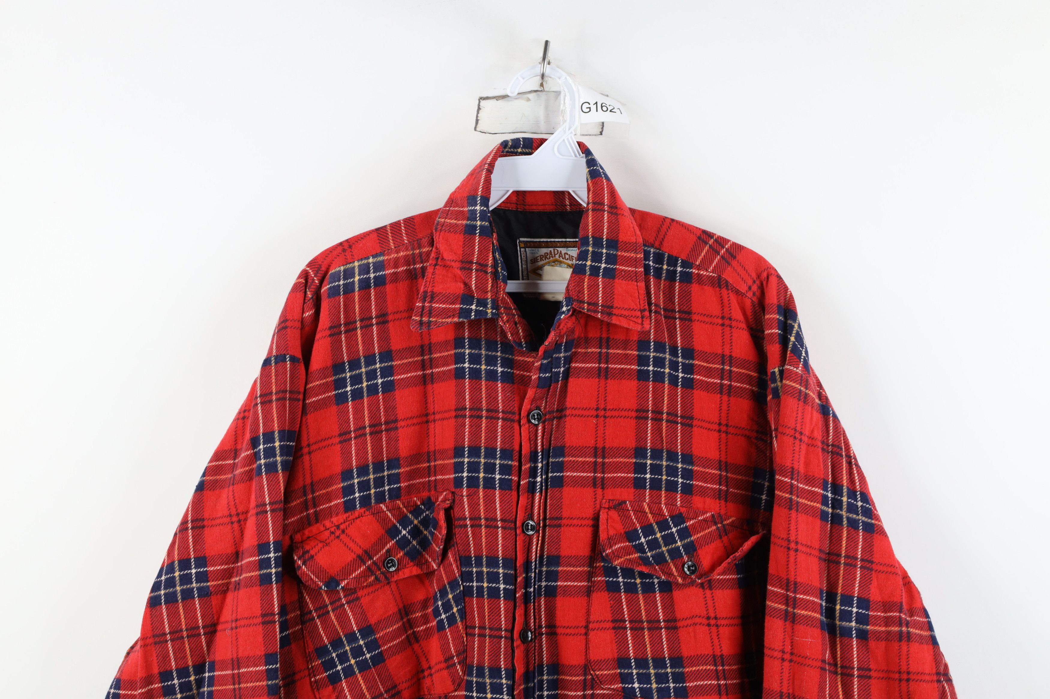 Vintage Vintage 70s 80s Streetwear Flannel Button Shirt Jacket Size US XL / EU 56 / 4 - 2 Thumbnail