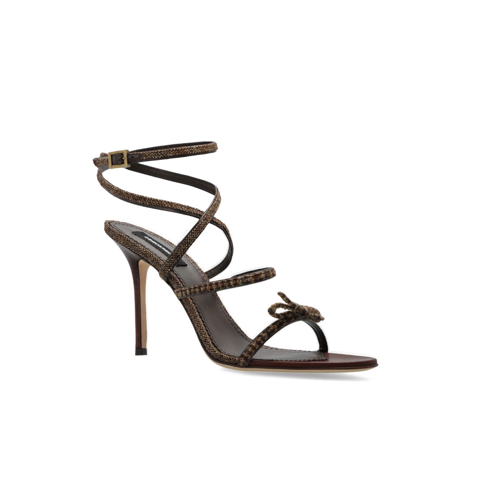 Dsquared2 DSQUARED2 Brown 110mm Sandals New & Authentic (Women's size: Size US 9 / IT 39 - 2 Thumbnail