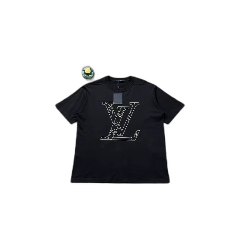 Louis Vuitton LV NBA Collaboration Black Short Sleeve T-Shirt Size US XXL / EU 58 / 5 - 1 Thumbnail