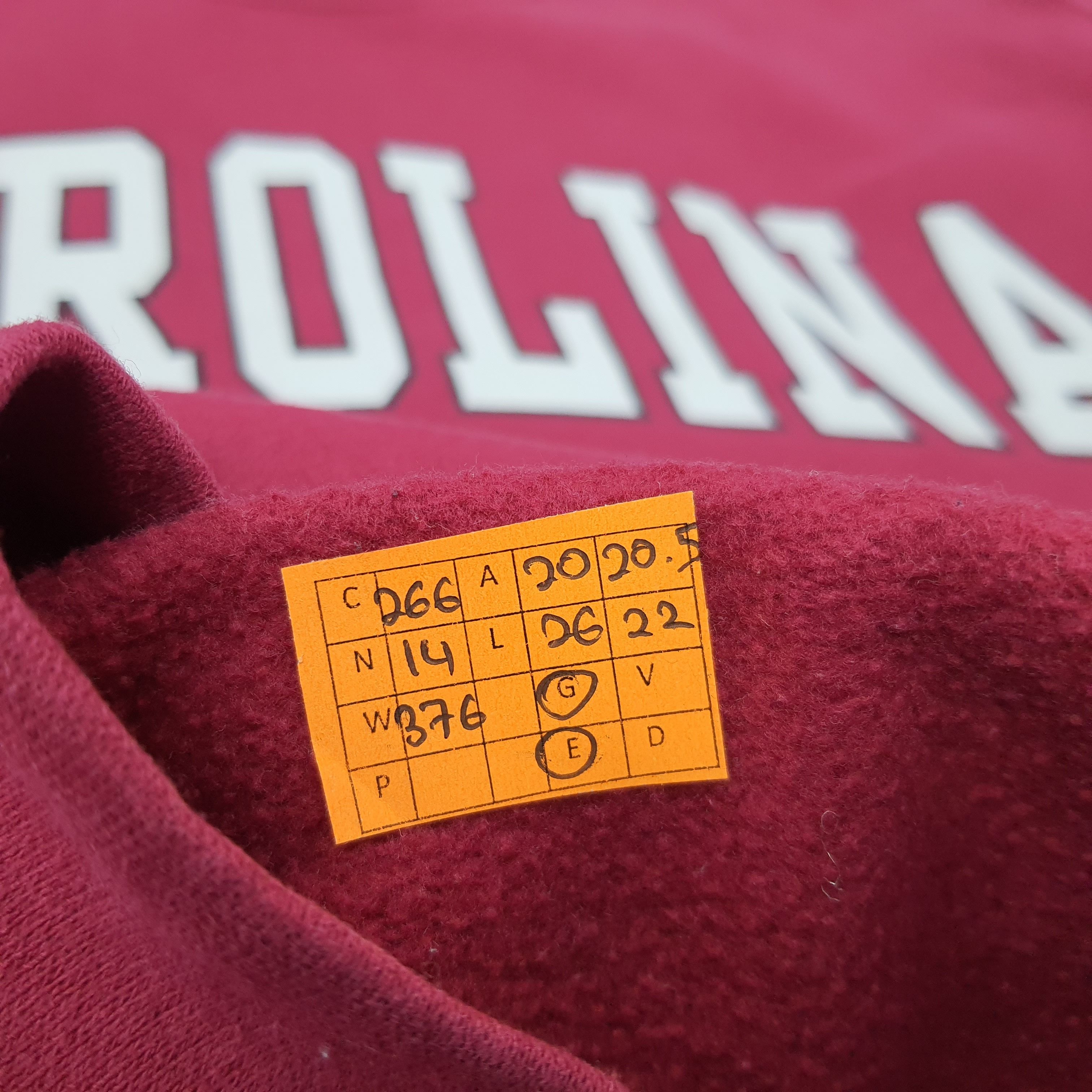 NHL Vintage Carolina NHL Team Sweatshirt C266N14 Size US S / EU 44-46 / 1 - 7 Thumbnail