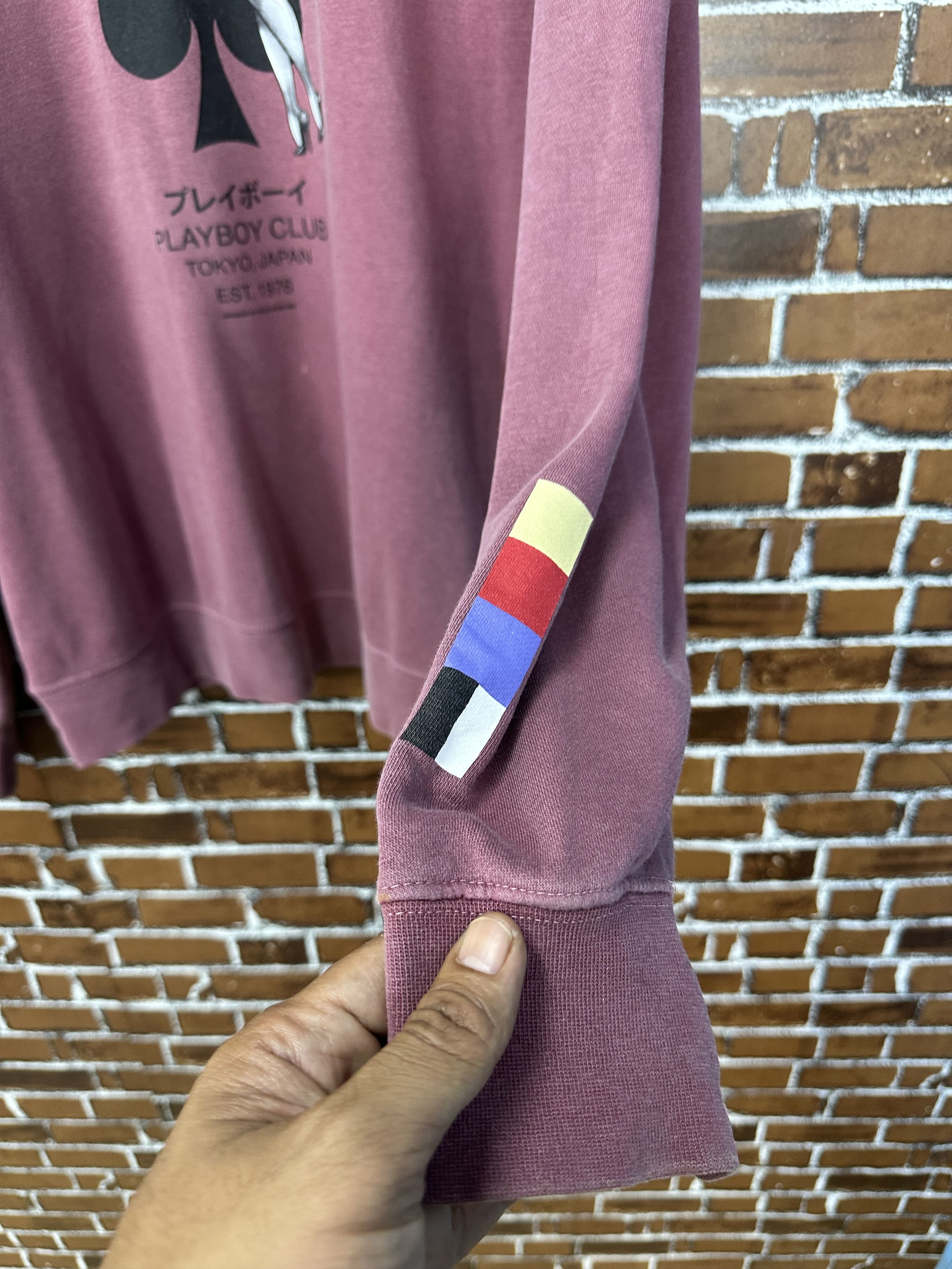 Playboy Playboy Tokyo Japan Arrange by Color Bars Crewneck Z485 Size US L / EU 52-54 / 3 - 7 Thumbnail