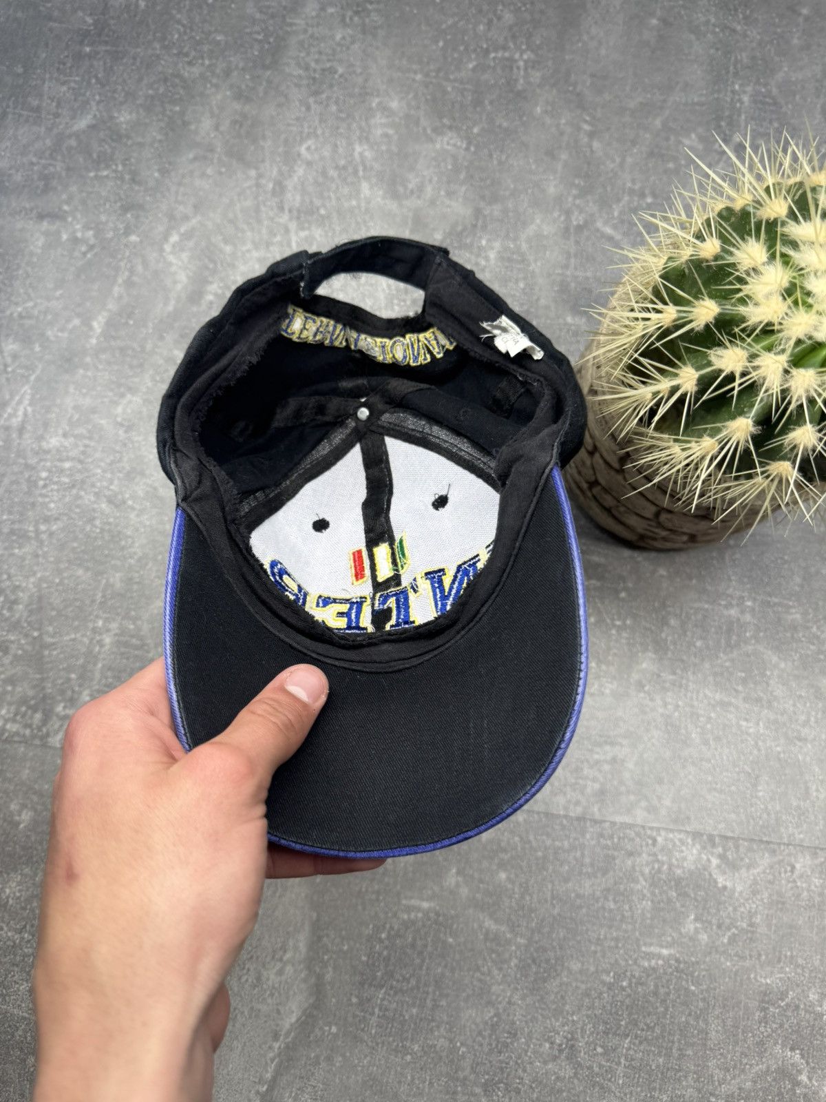 Vintage Vintage Inter Milan Cap Hat PSG Newcastle Manchester Size ONE SIZE - 10 Thumbnail