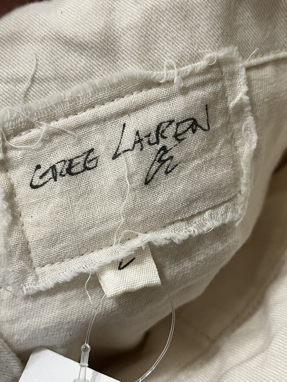 Greg Lauren Greg Lauren cropped Twill Cargo Pant Sz 2 Size US 32 / EU 48 - 7 Thumbnail