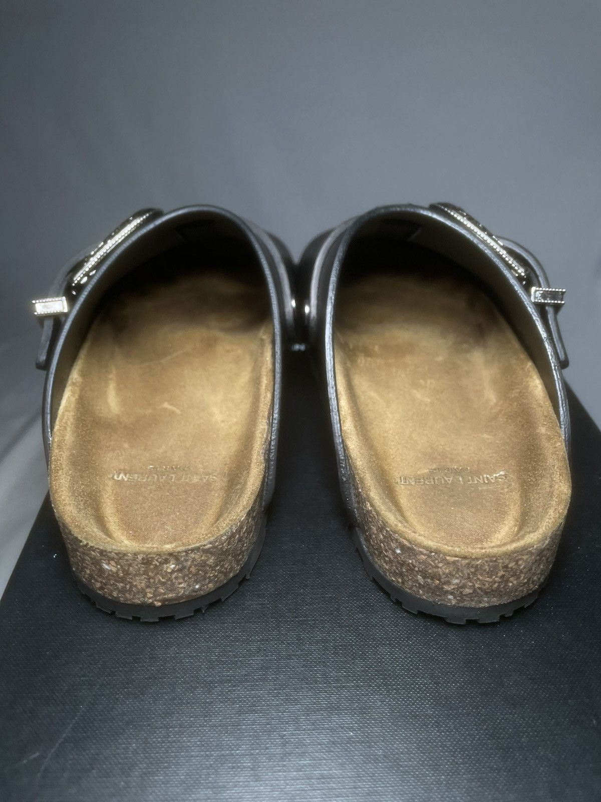 Saint Laurent Paris Saint Laurent Leather Jimmy Clog Size US 5 / IT 35 - 4 Thumbnail