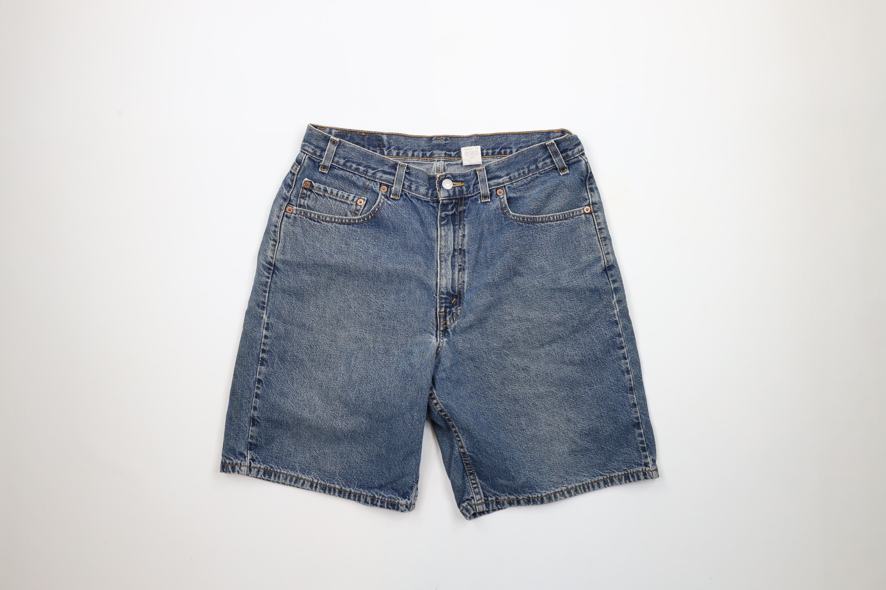 Levi's × Vintage Vintage 90s Levis 550 Fit Denim Jean Shorts Jorts Size US 36 / EU 52 - 1 Thumbnail