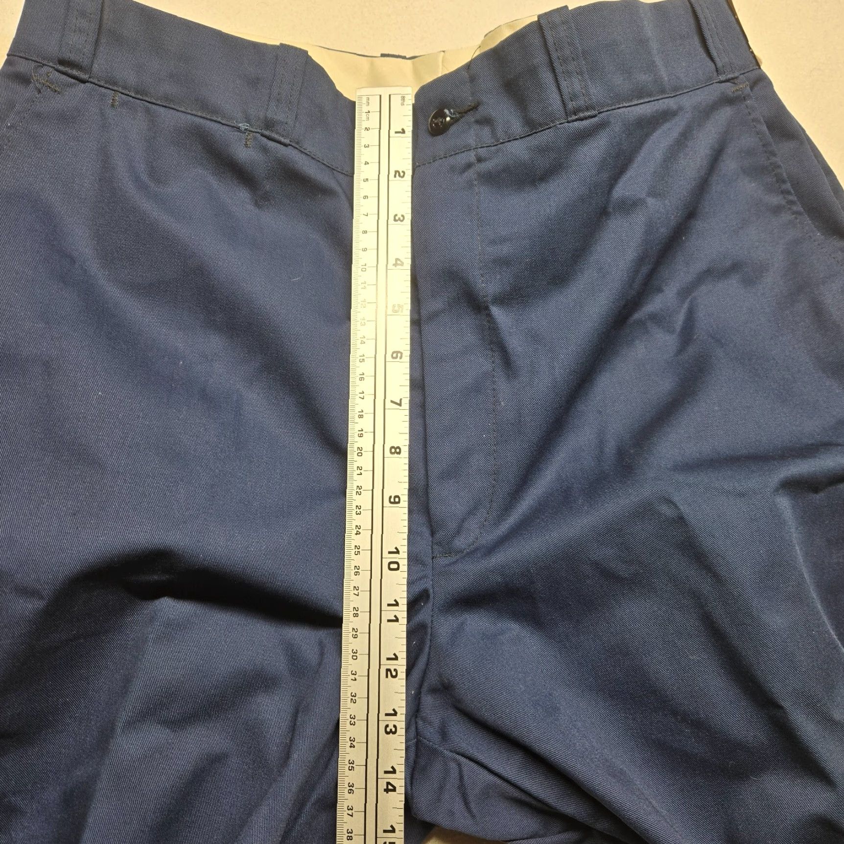 Vintage VINTAGE FieldMaster Dress Pants Regular Fit Solid Blue Pants Adult Men 38 in 30 in Mens Blue Formal Dress Pants Size US 38 / EU 54 - 4 Thumbnail