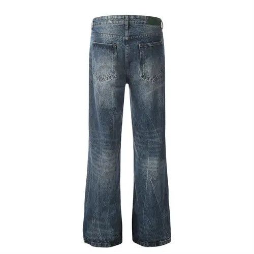 Japanese Brand × Jean Pants Punk washed distressed loose casual flared jeans Size US 34 / EU 50 - 3 Thumbnail