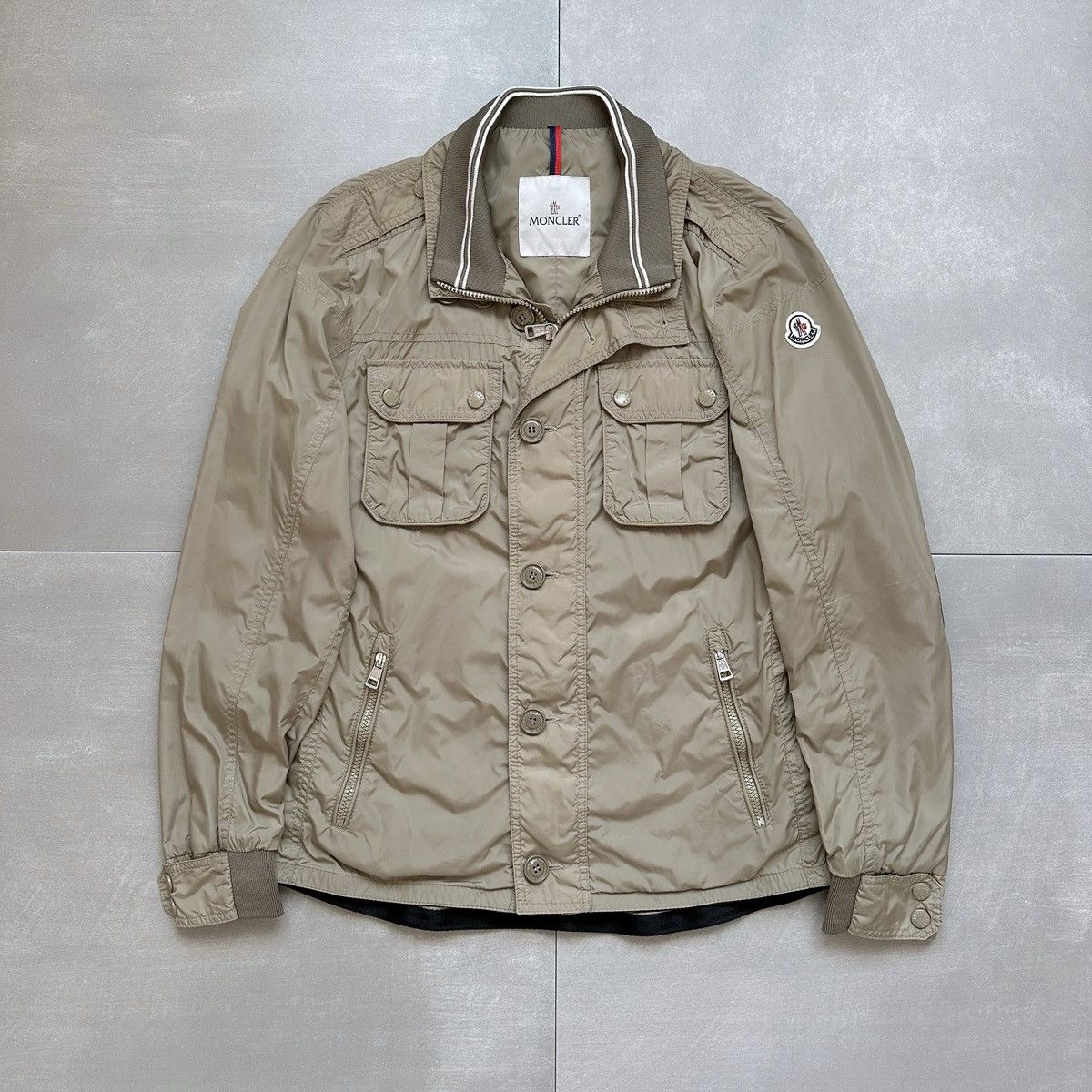 Moncler Moncler Mate Giubbotto Lightweight Overshirt Cargo Jacket