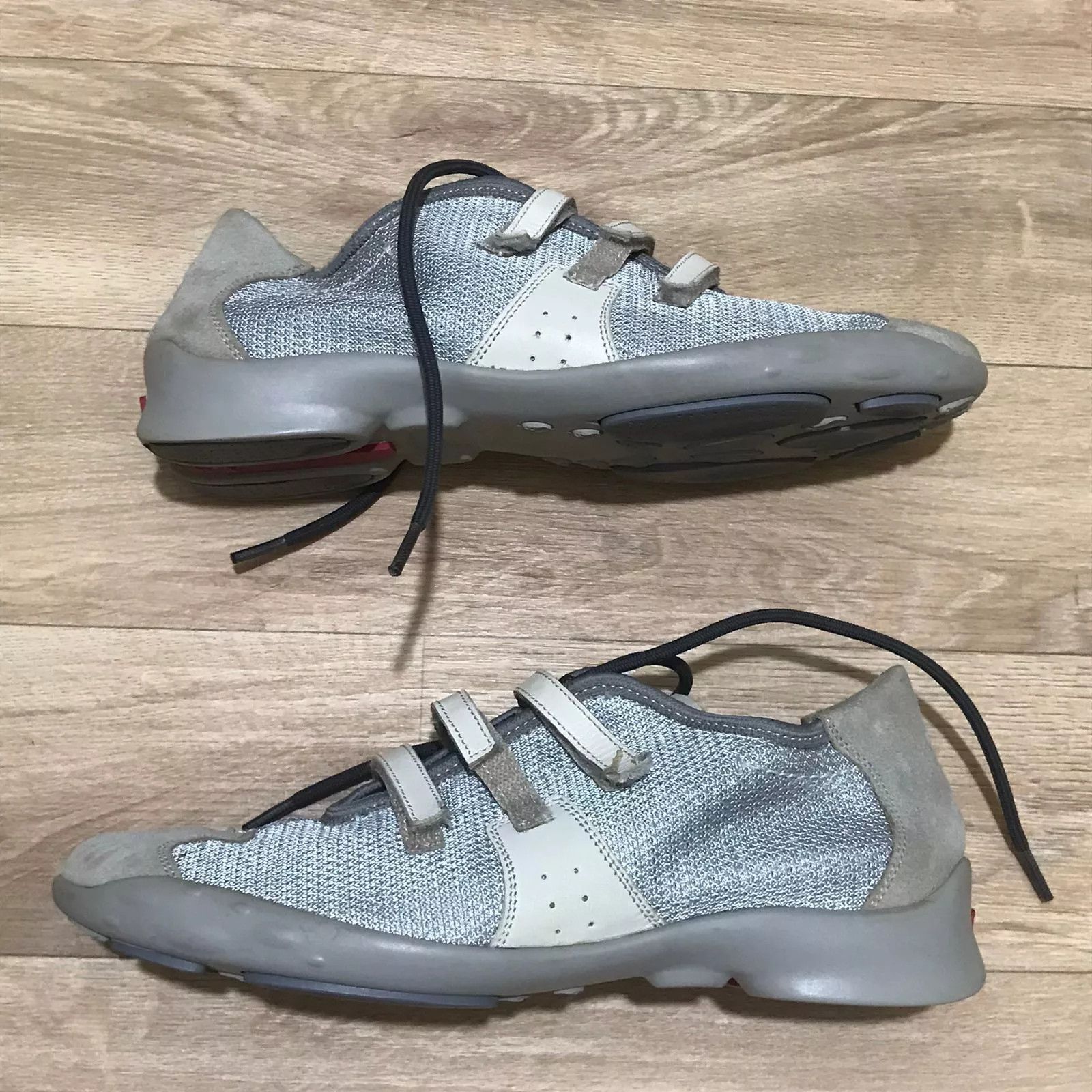 Prada Prada Womens Sneaker Americas Cup Silver Lace Up Shoes 6,5US Size US 6.5 / IT 36.5 - 2 Thumbnail