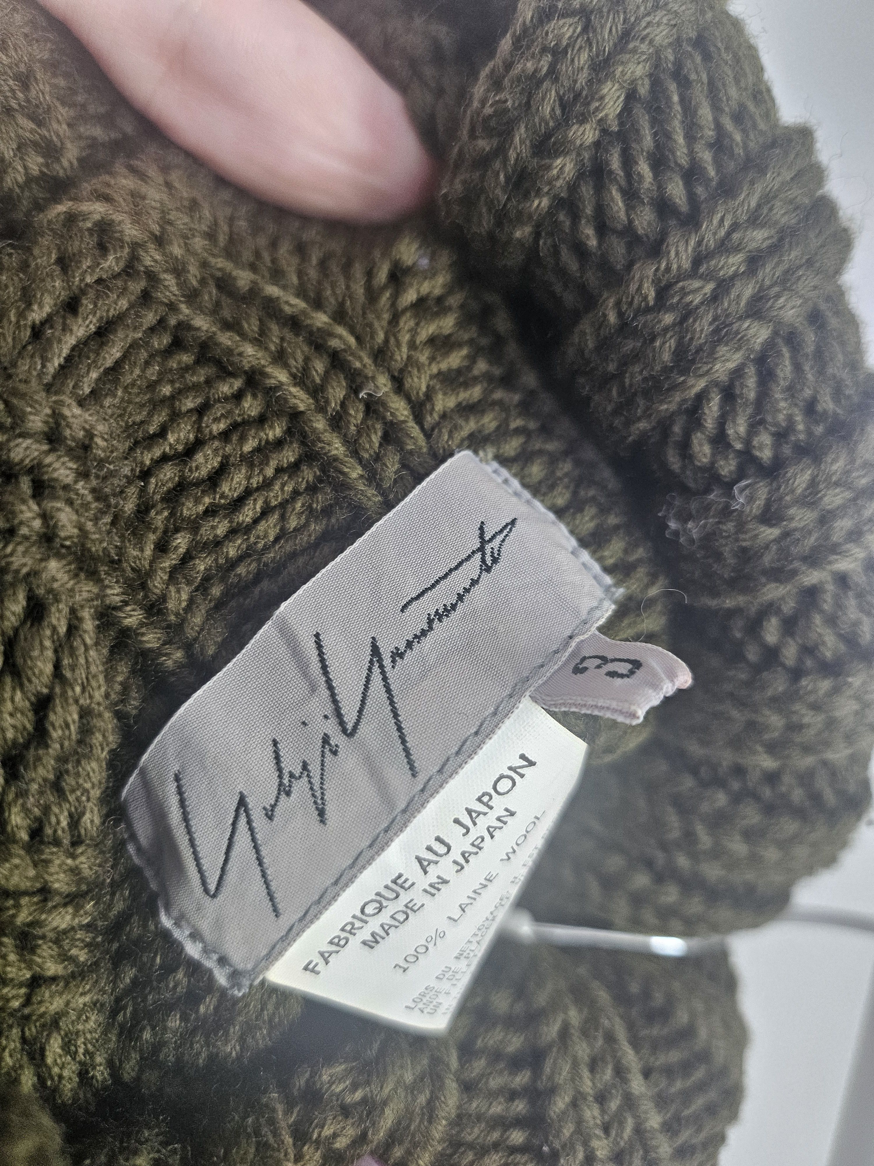 Yohji Yamamoto Knitted turtleneck with oversized cuffs Size M / US 6-8 / IT 42-44 - 2 Thumbnail