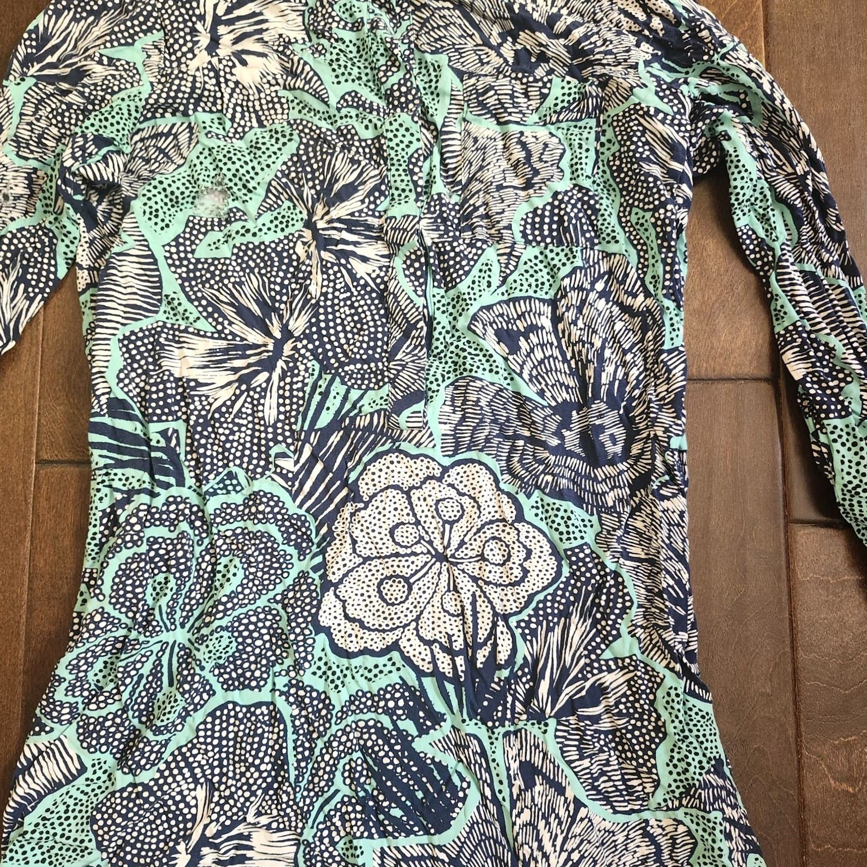 Esprit Esprit Dress Women's Button Long Sleeve Floral Multicolor M Regular Viscose Long Sleeve Shirt? Size M / US 6-8 / IT 42-44 - 4 Thumbnail
