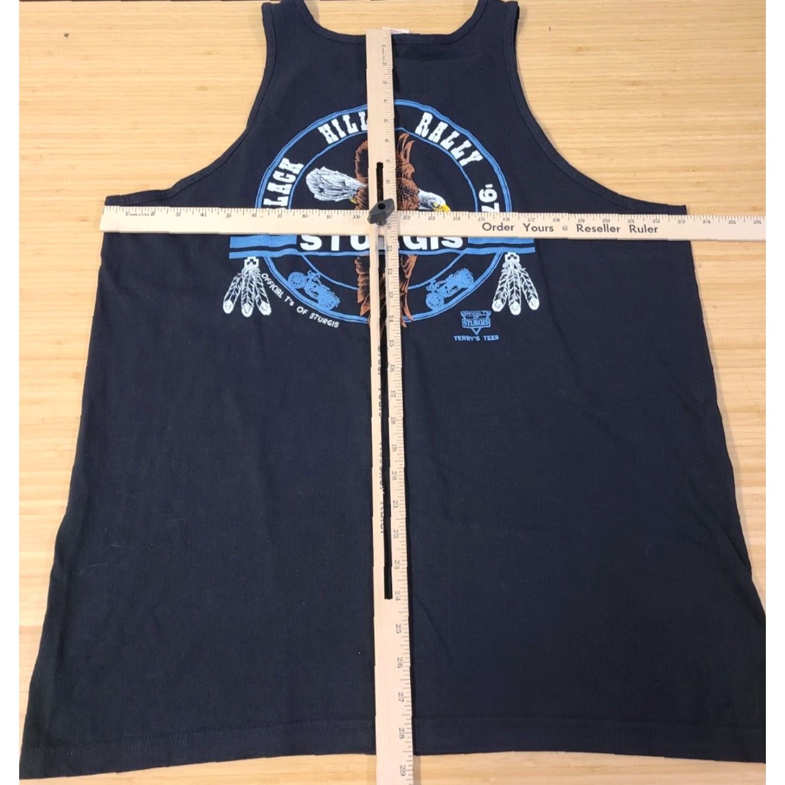 Vintage VINTAGE Sturgis Tank Top Black Hills Motorcycle Rally XL Black Eagle Graphic 90s Mens Size US XL / EU 56 / 4 - 6 Thumbnail