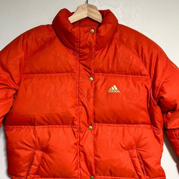 Adidas Adidas Orange Puffer Jacket Men’s Medium Retro Winter Size US M / EU 48-50 / 2 - 3 Thumbnail