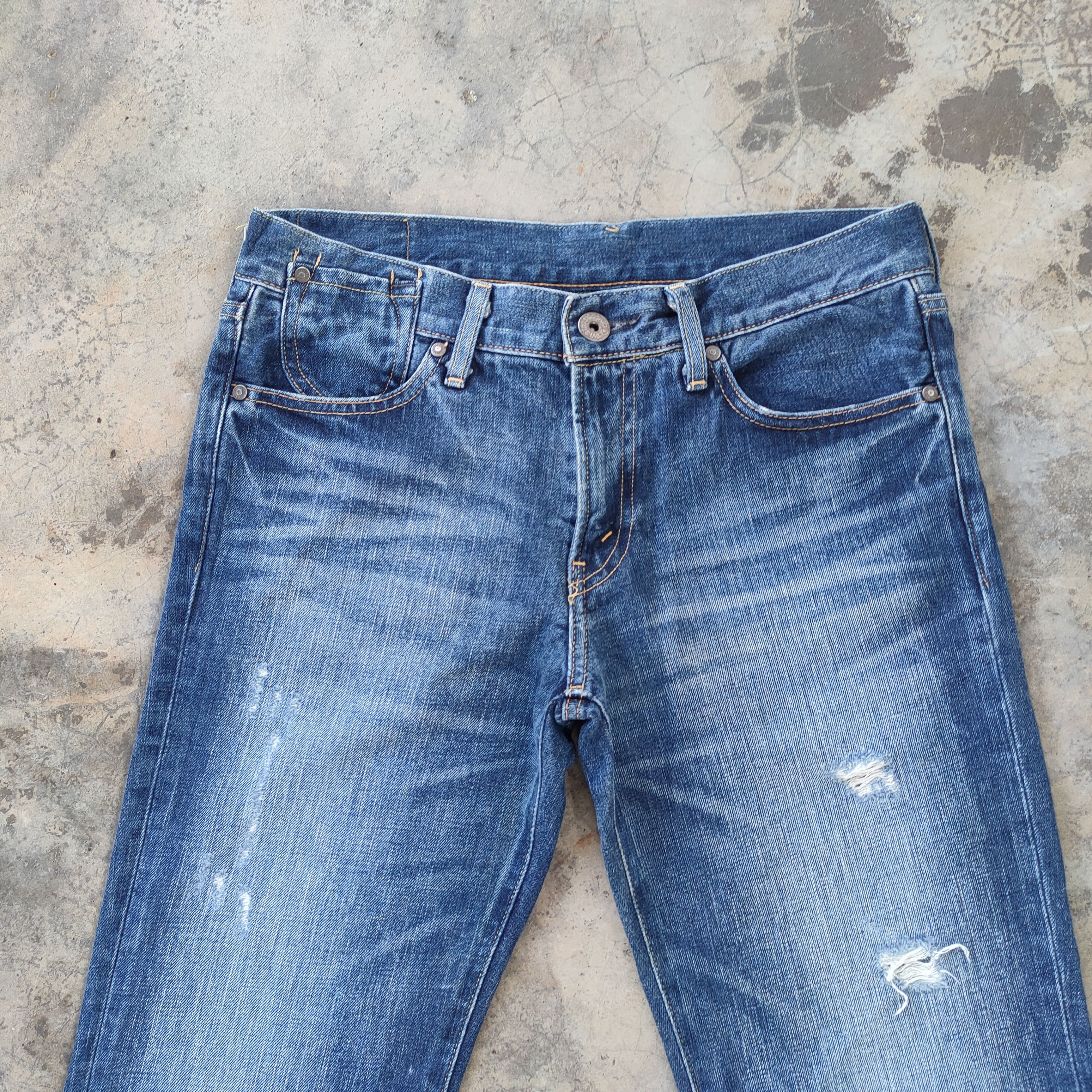 Levi's Vintage Clothing W32 VINTAGE LEVI'S 502 FADED RIPPED JEANS DENIM PANTS Size US 32 / EU 48 - 3 Thumbnail