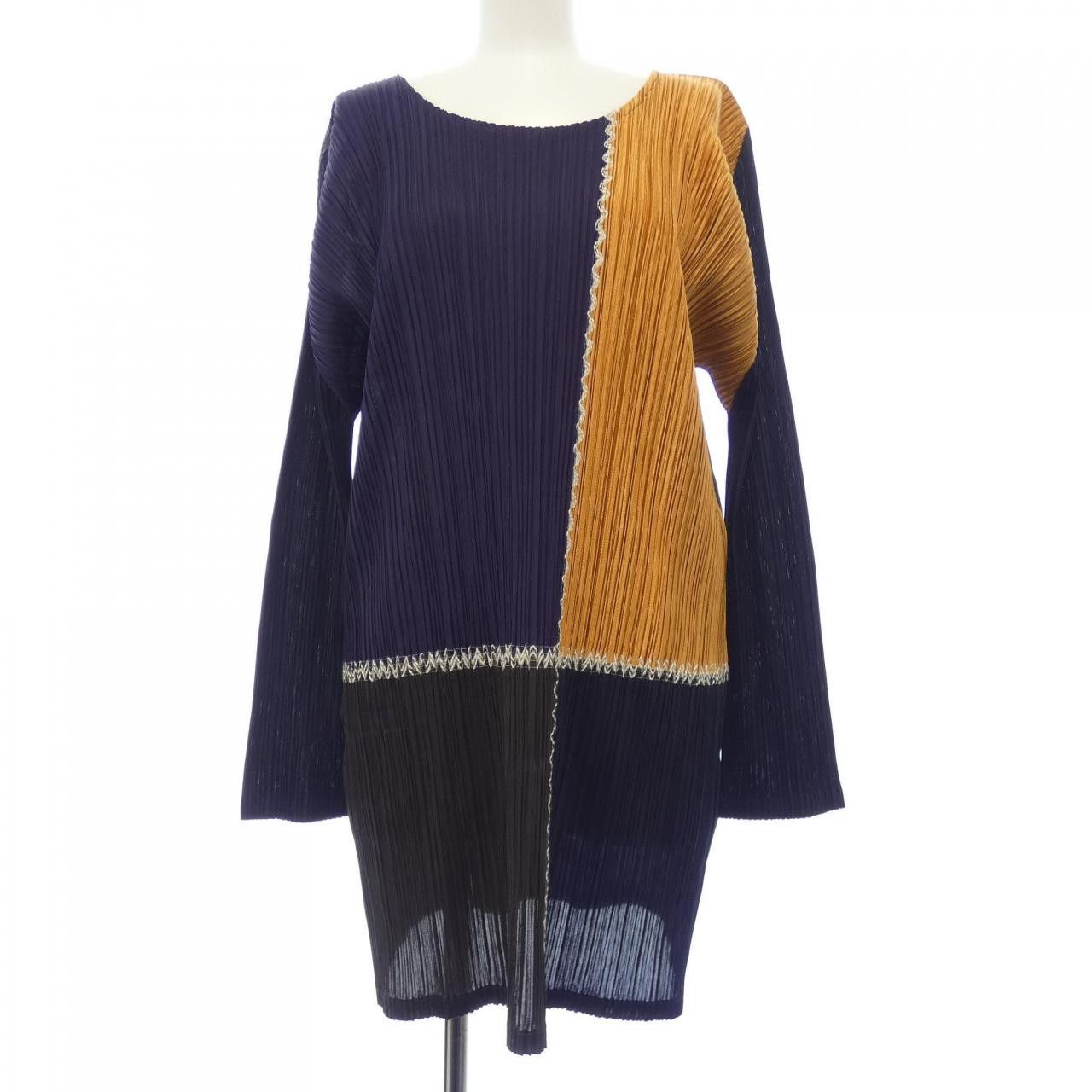 Other Other Pleats Please Patchwork Tunic Others Tops PP43-JT775 DUTY FREE for USA Size ONE SIZE - 1 Thumbnail