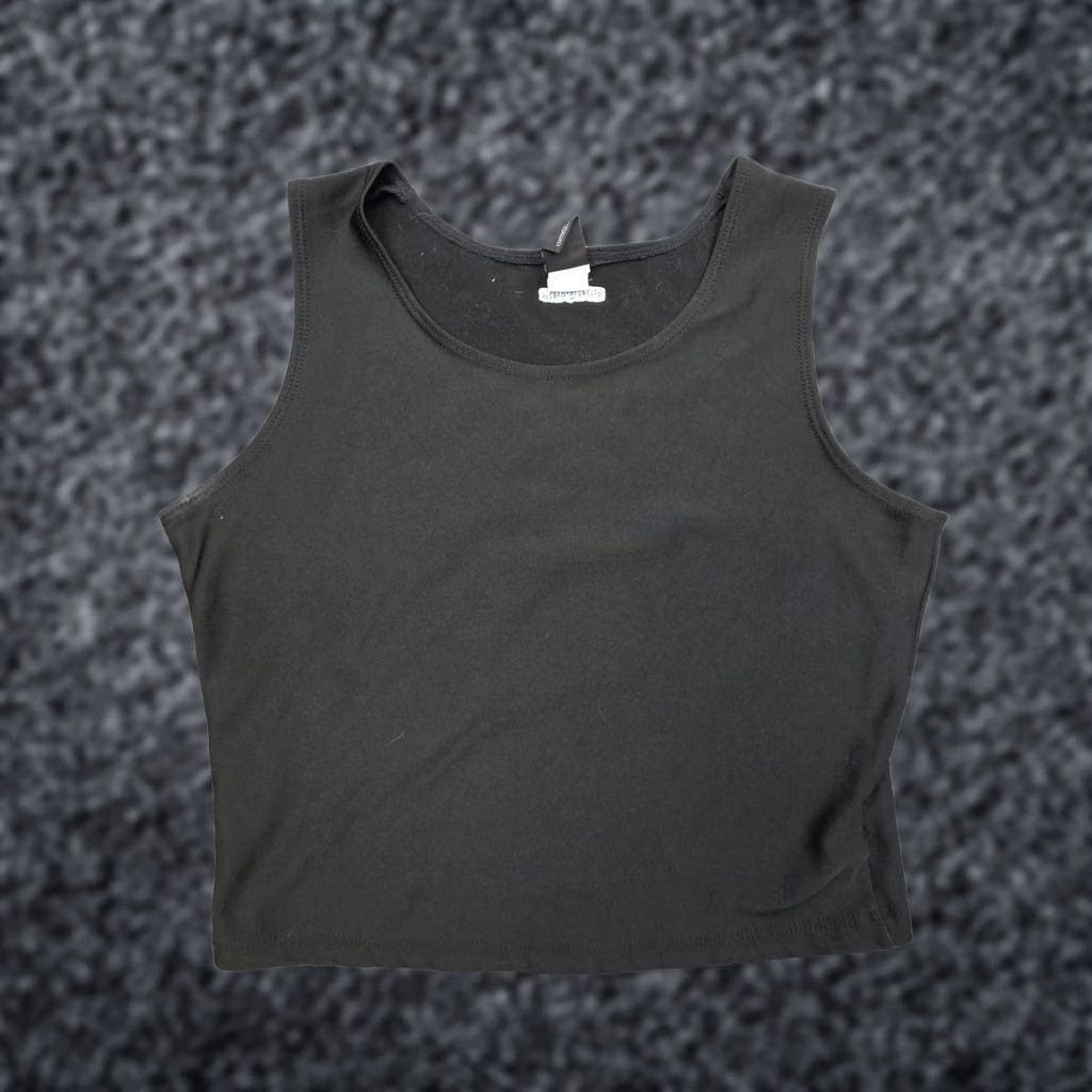 Patagonia VINTAGE Patagonia Tank Top Women's Medium Black Made USA Crop Workout Size S / US 4 / IT 40 - 1 Thumbnail