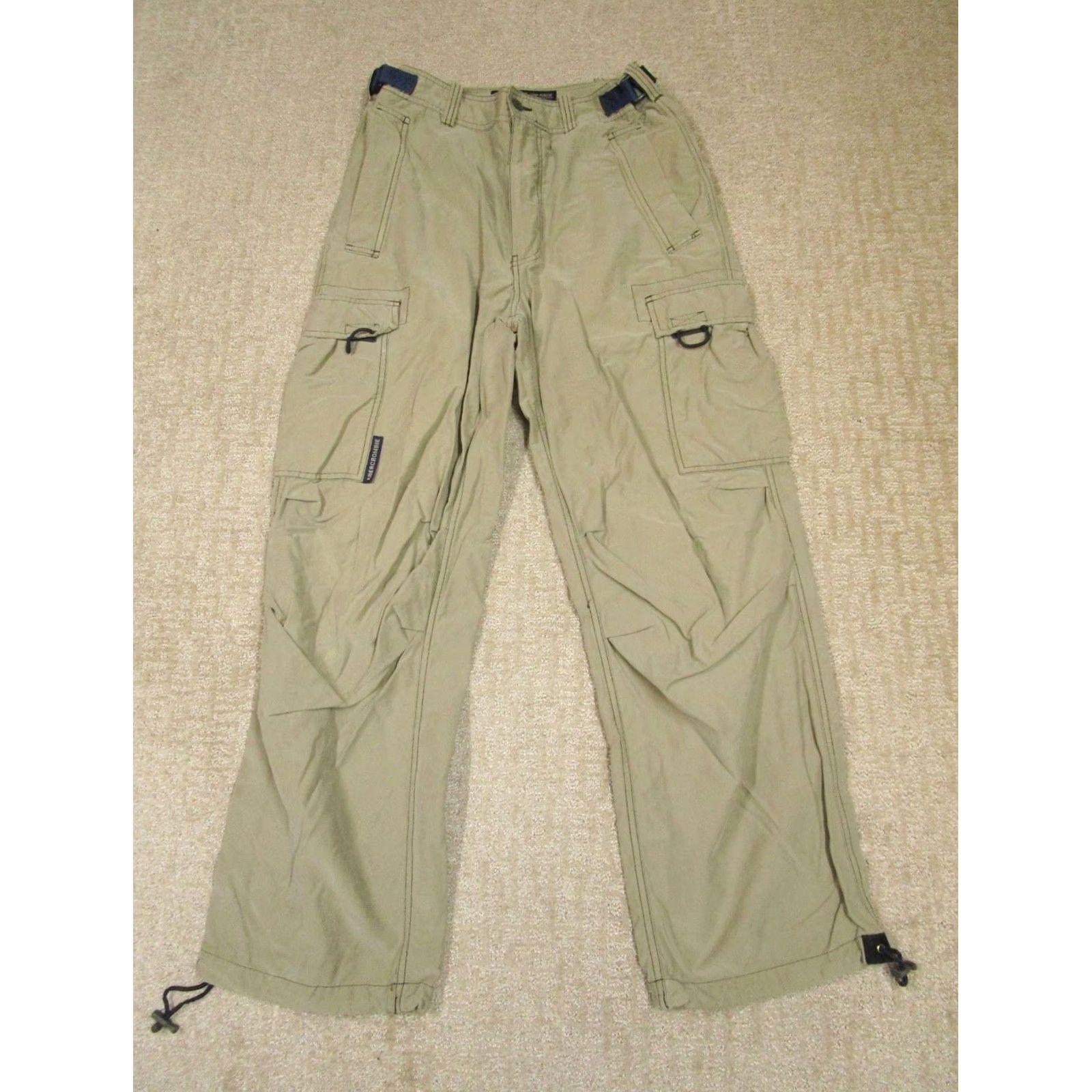 Abercrombie & Fitch VINTAGE Abercrombie & Fitch Pants Men Small Brown Cargo Baggy Lightweight Y2K Size US 30 / EU 46 - 2 Thumbnail