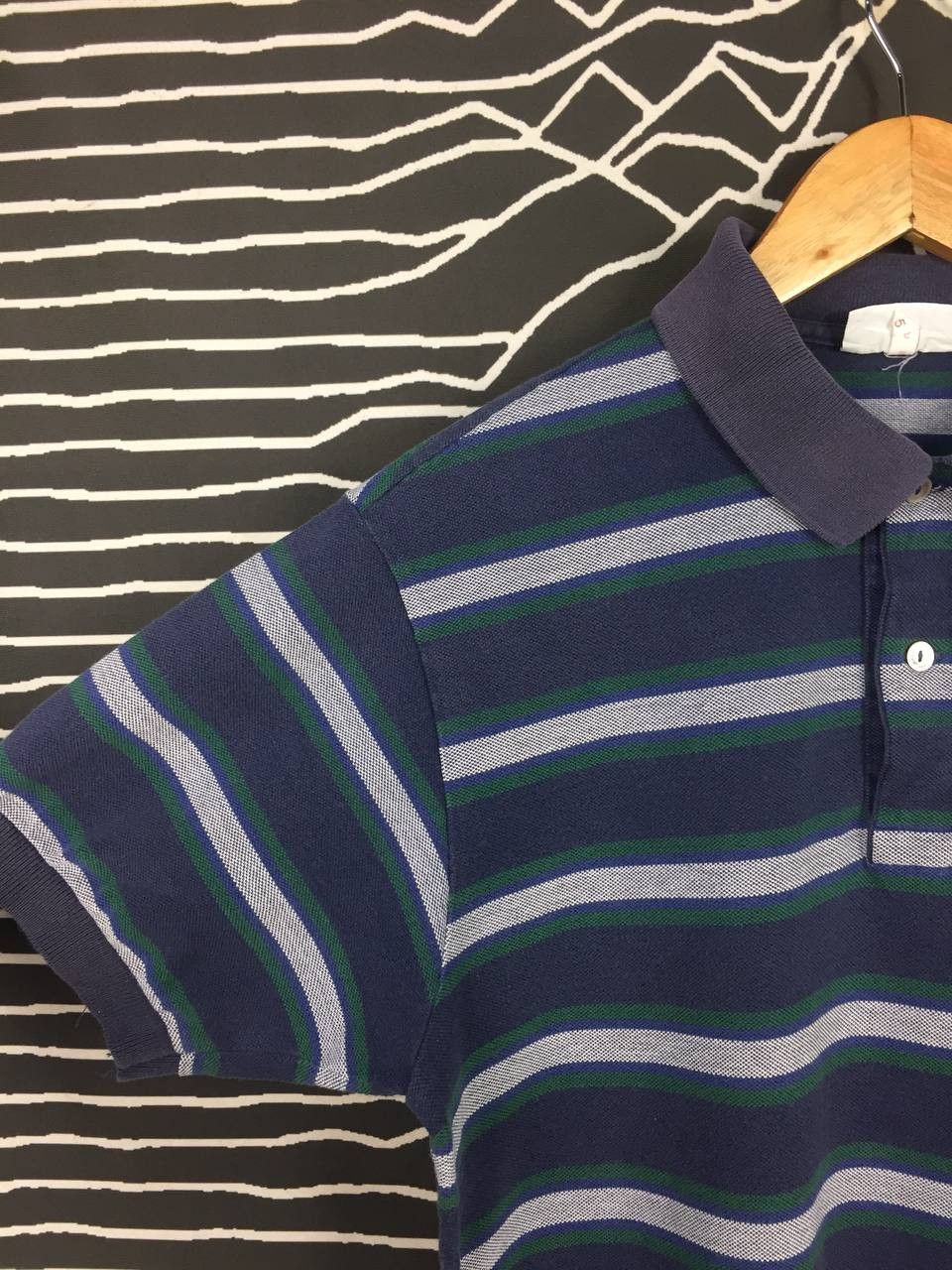 Lacoste Vtg Chemise Lacoste Striped Ringer Polo Tee Size US M / EU 48-50 / 2 - 5 Thumbnail