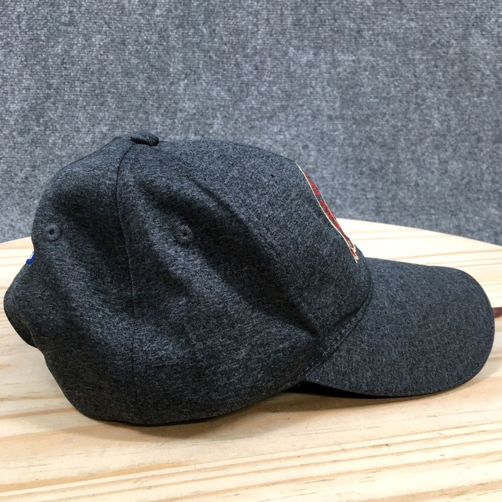 Red Wing SportTek Baseball Cap Unisex Gray OS Curved Brim Embroidered Logo Men Size ONE SIZE - 6 Thumbnail
