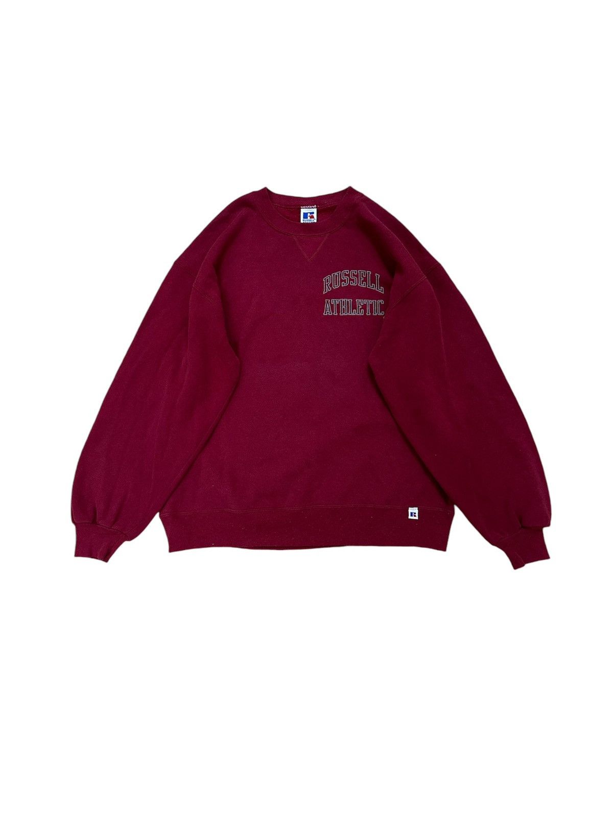Russell Athletic × Vintage Vintage 90’s Russell Athletic Spell Out Sweatshirt M Size US L / EU 52-54 / 3 - 1 Thumbnail