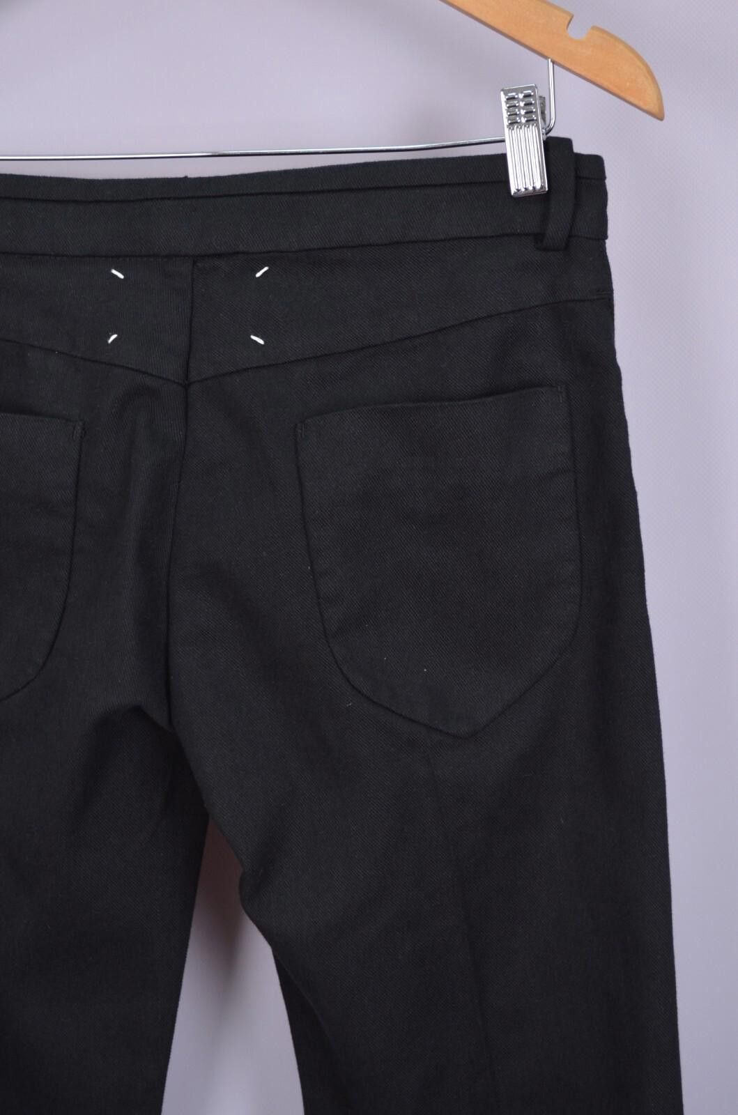 Maison Margiela Maison Margiela S/S 2010 Flat Front Black Pants Sz 42 Bnwt! Size 38" / US 16 / IT 52 - 10 Thumbnail
