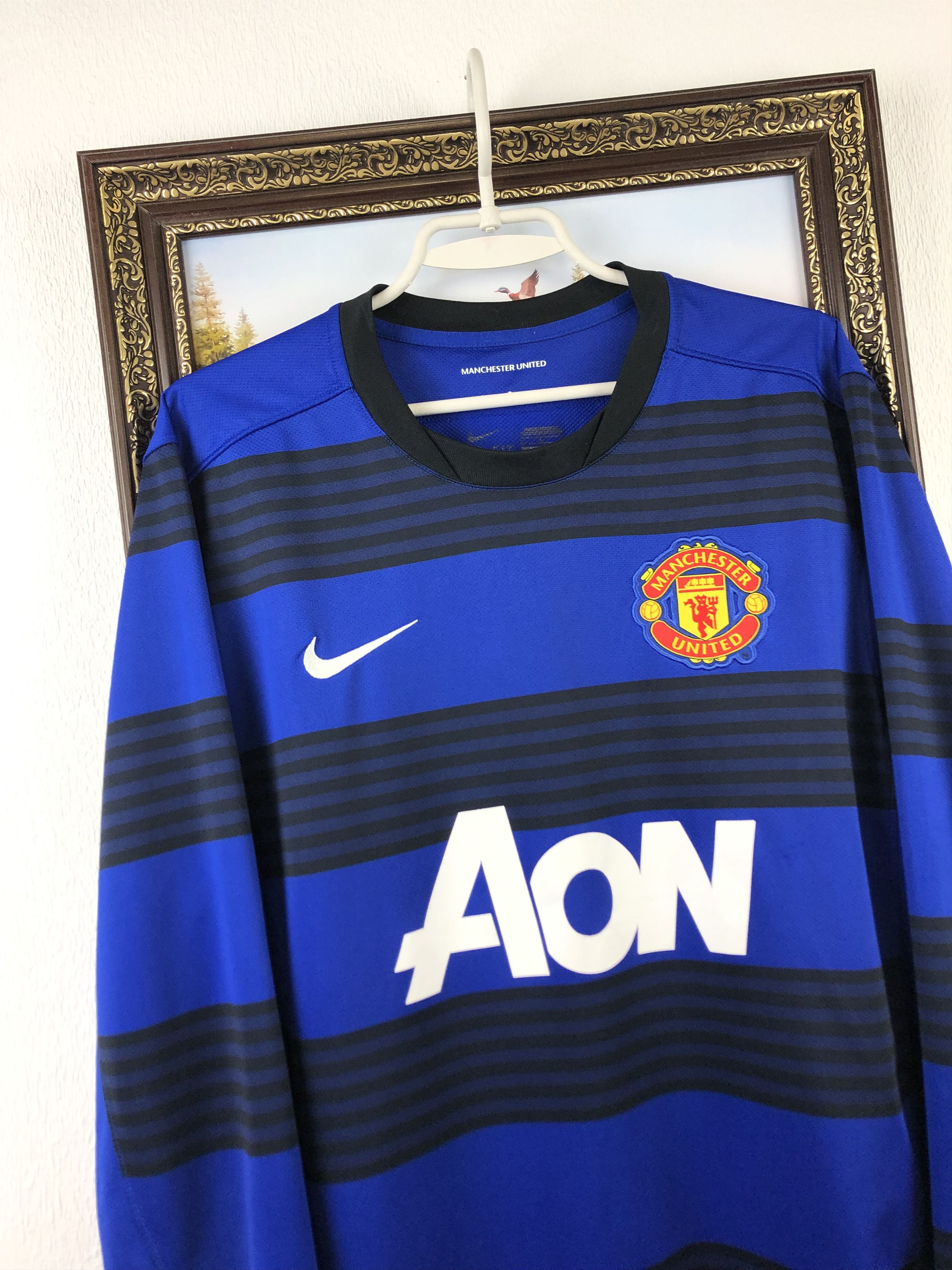 Nike × Vintage Manchester United shirt 2011 Soccer Nike Long Sleeve Jersey Size US L / EU 52-54 / 3 - 3 Thumbnail