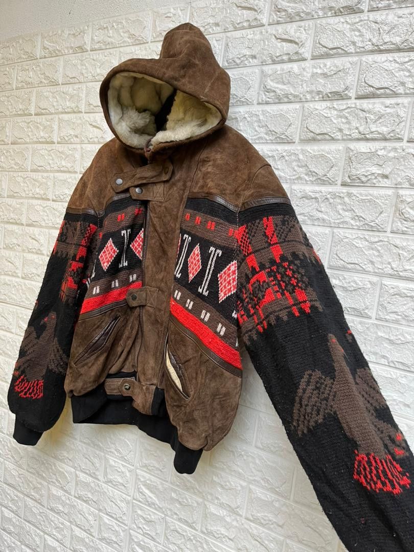 Japanese Brand × Vintage Vintage Allix Japanese Designer Fashion Style Leather Jacket Size US XL / EU 56 / 4 - 5 Thumbnail