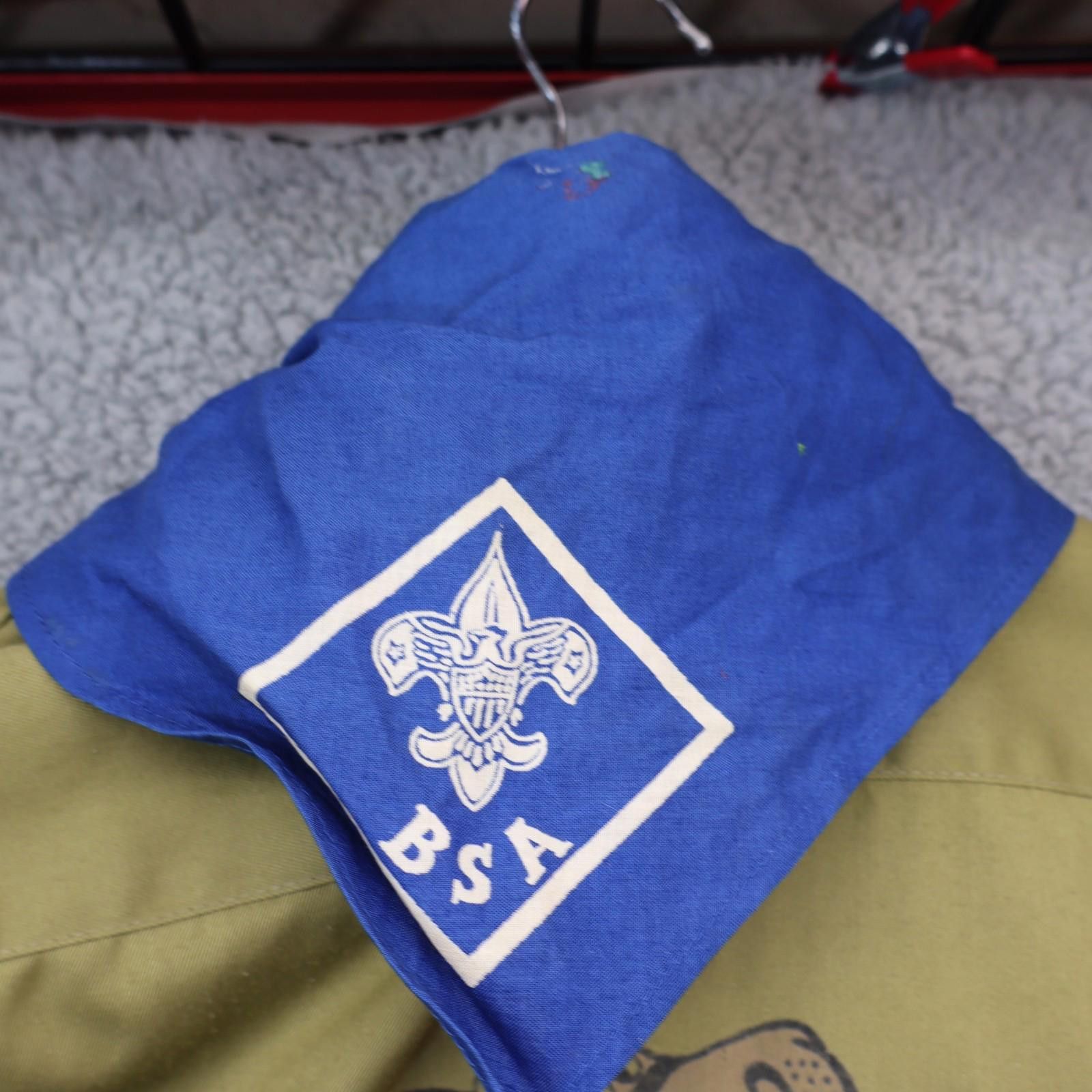 Other Vtg Cub Scouts BSA Shirt Youth Large Pedro 1970s Hankerchief Size ONE SIZE - 10 Thumbnail