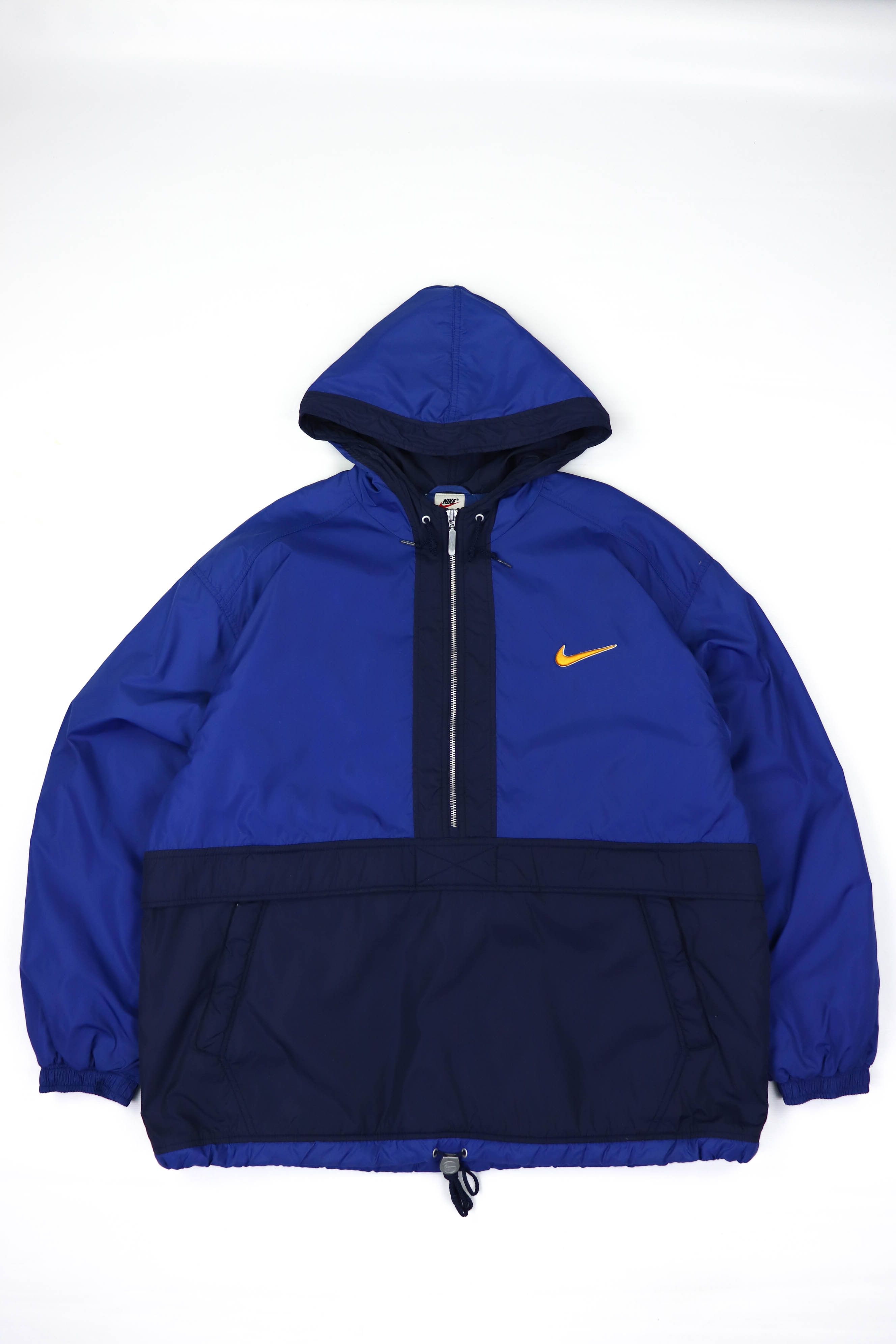 Nike Nike Vintage 90s Nylon Insulated Oversized Anorak Jacket Size US L / EU 52-54 / 3 - 1 Thumbnail