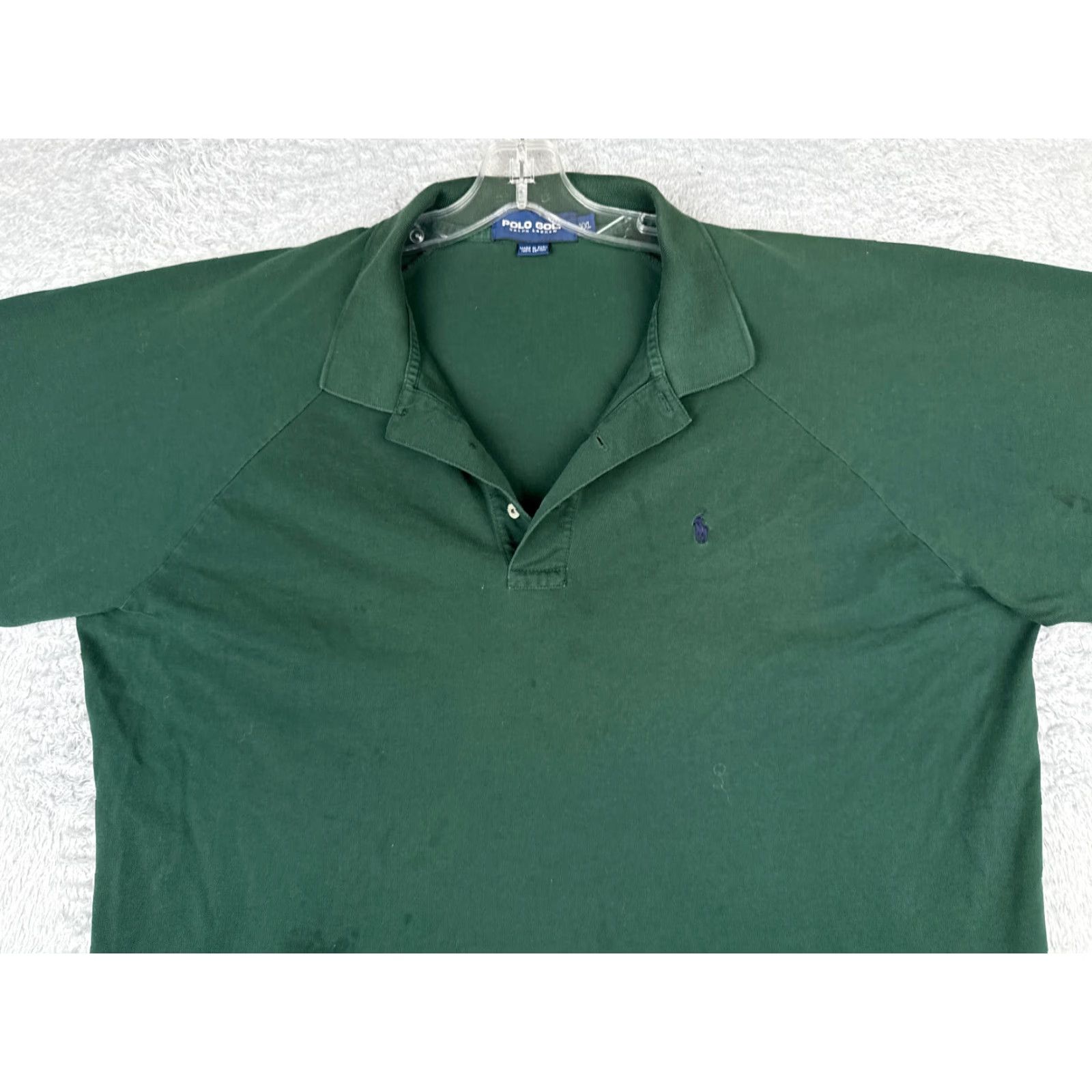 Ralph Lauren VINTAGE Polo Golf Shirt Men 2XL Green Short Sleeve 100% Cotton Slim Fit Embroidered Logo Polo Shirt Mens Size US XXL / EU 58 / 5 - 4 Thumbnail