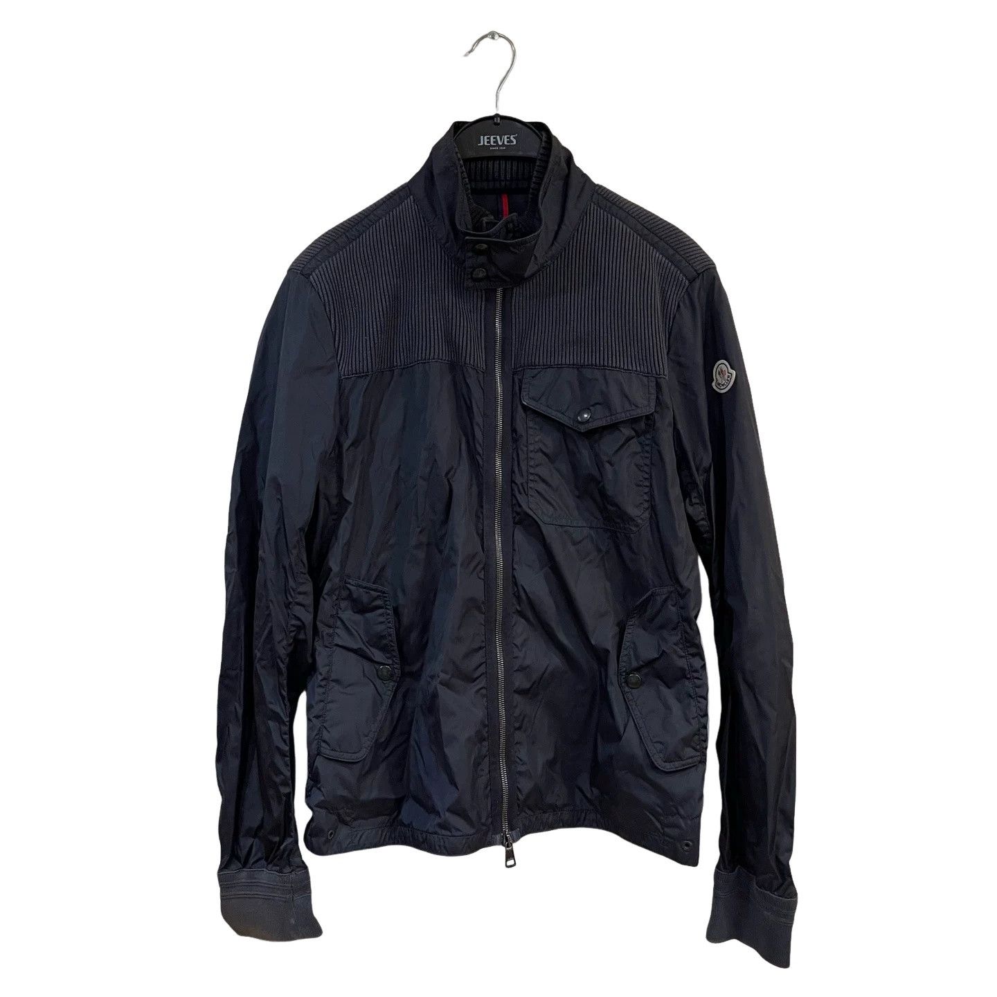 Moncler Moncler Bruno Ribbed Zip Jacket Size 3 Size US L / EU 52-54 / 3 - 1 Thumbnail