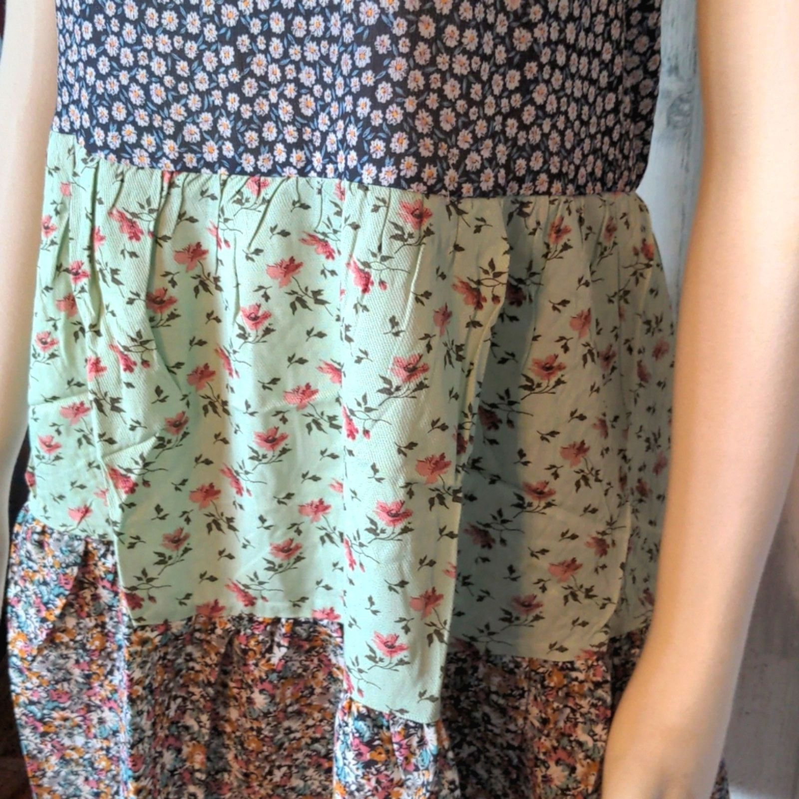 Other HAYDEN Heather Retro Look Floral Tiered Dress 90s Y2K Vibes Size S / US 4 / IT 40 - 5 Thumbnail