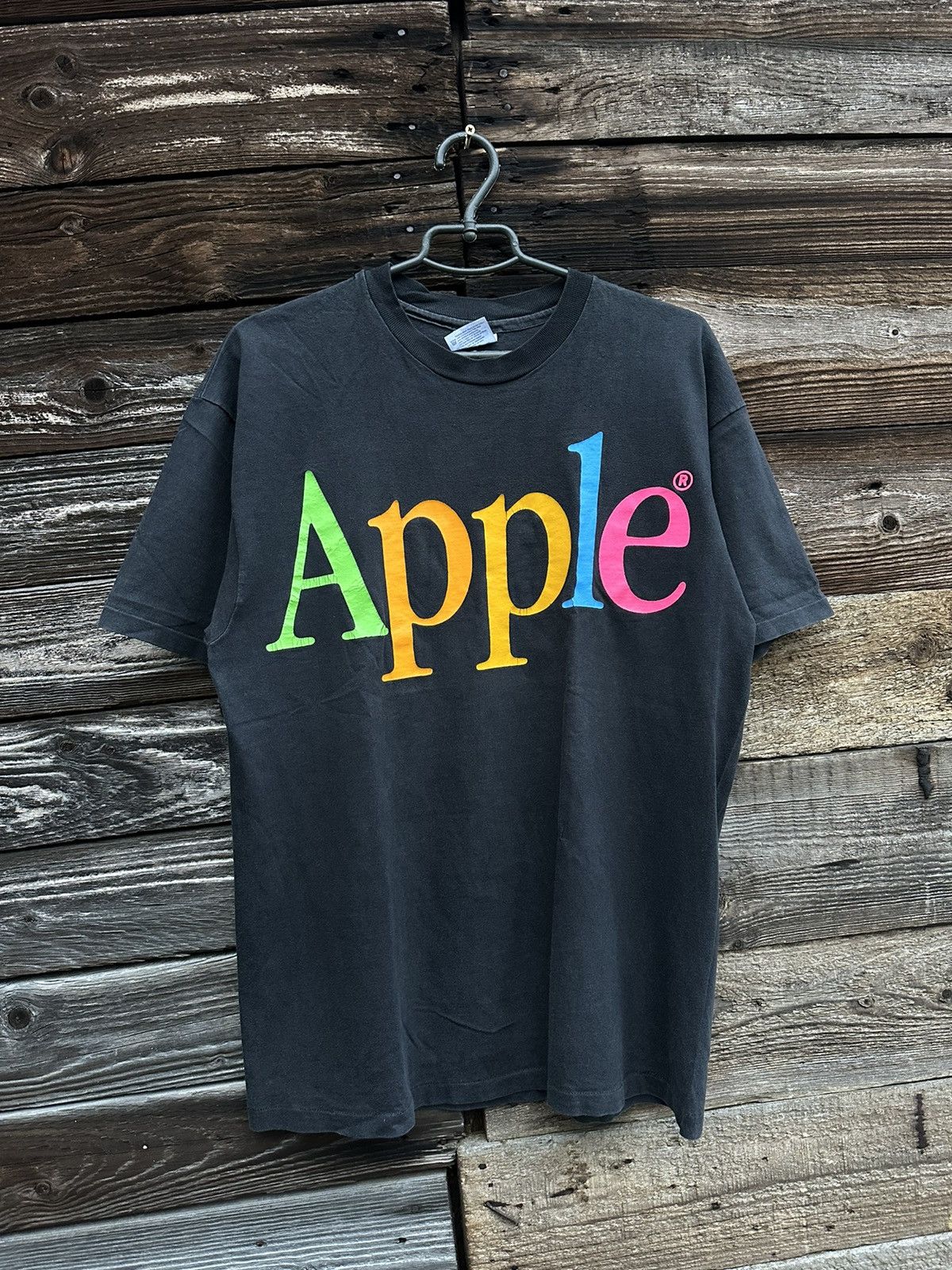 【フェード】Apple Vintage Tee ヴィンテージTシャツ Apple Vintage Sun Faded Tee T Shirt