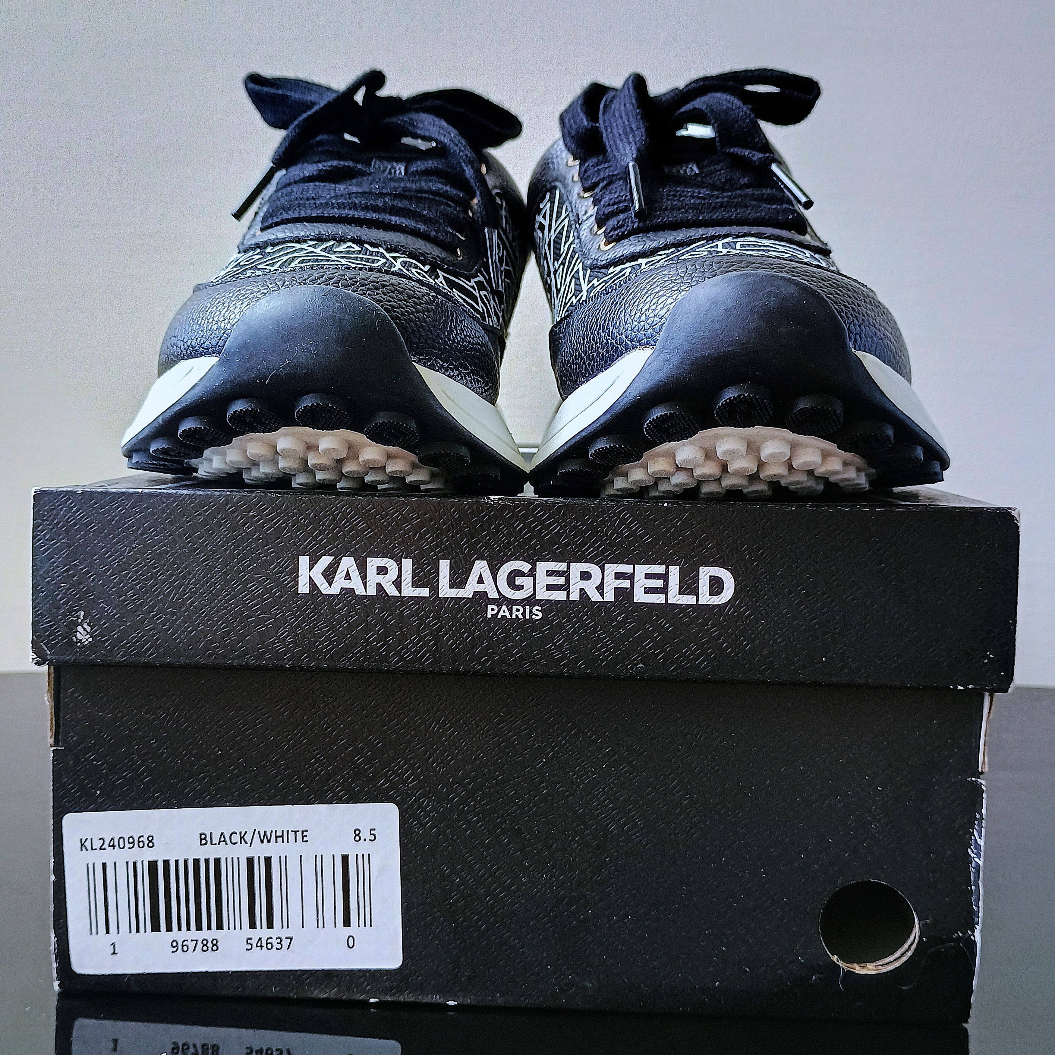 Karl Lagerfeld Karl Lagerfeld Paris Women's Dallas Logo Chunky Sneaker Size US 8.5 / IT 38.5 - 14 Thumbnail