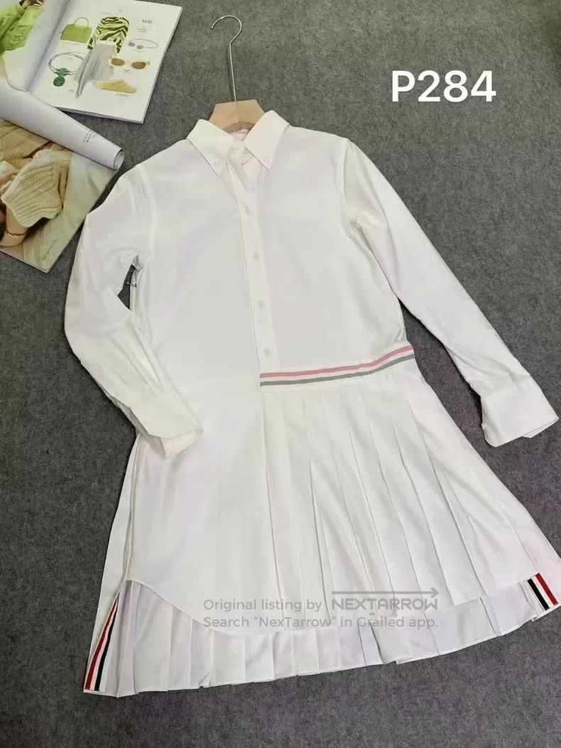 Thom Browne Thom Browne Striped shirt dress Size XS / US 0-2 / IT 36-38 - 1 Thumbnail