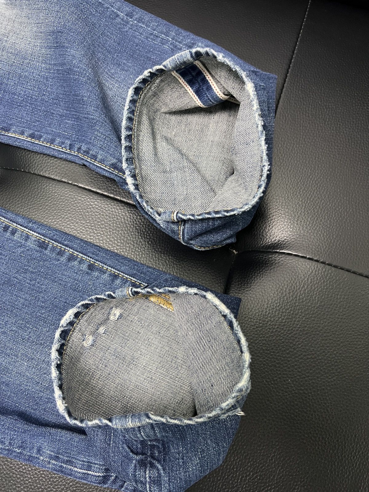 Dsquared2 Dsquared2 SS13 Distressed Patch Washed Denim Jeans Size US 34 / EU 50 - 11 Thumbnail