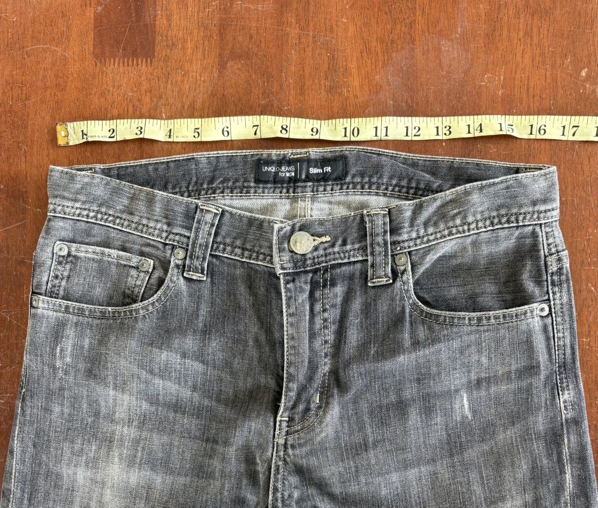Uniqlo Uniqlo Slim Fit Streetwear Denim Nice Pocket Size US 33 - 2 Thumbnail