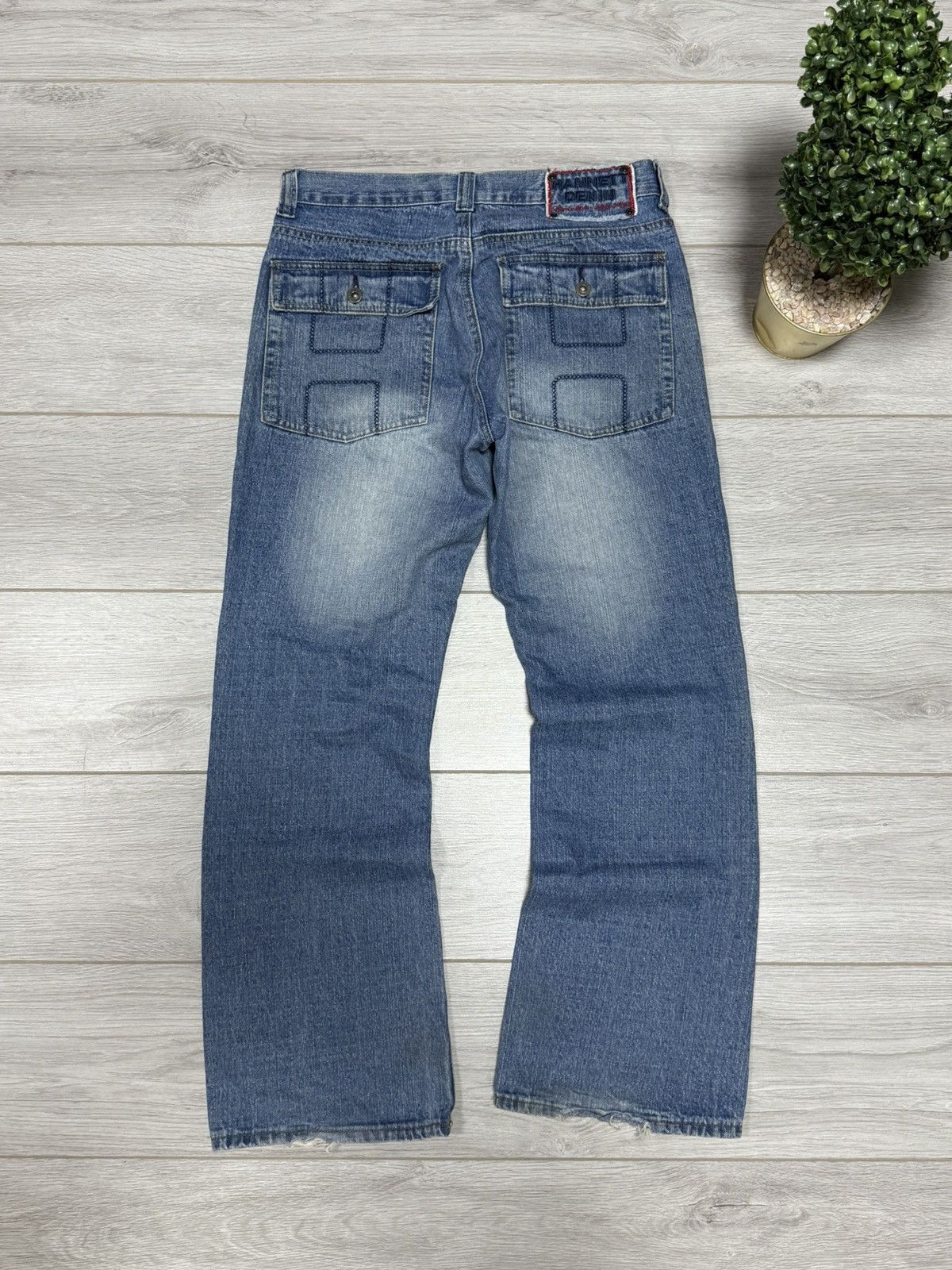 Katharine Hamnett London Katharine Hamnett big logo H flared jeans pants Size US 32 / EU 48 - 1 Thumbnail