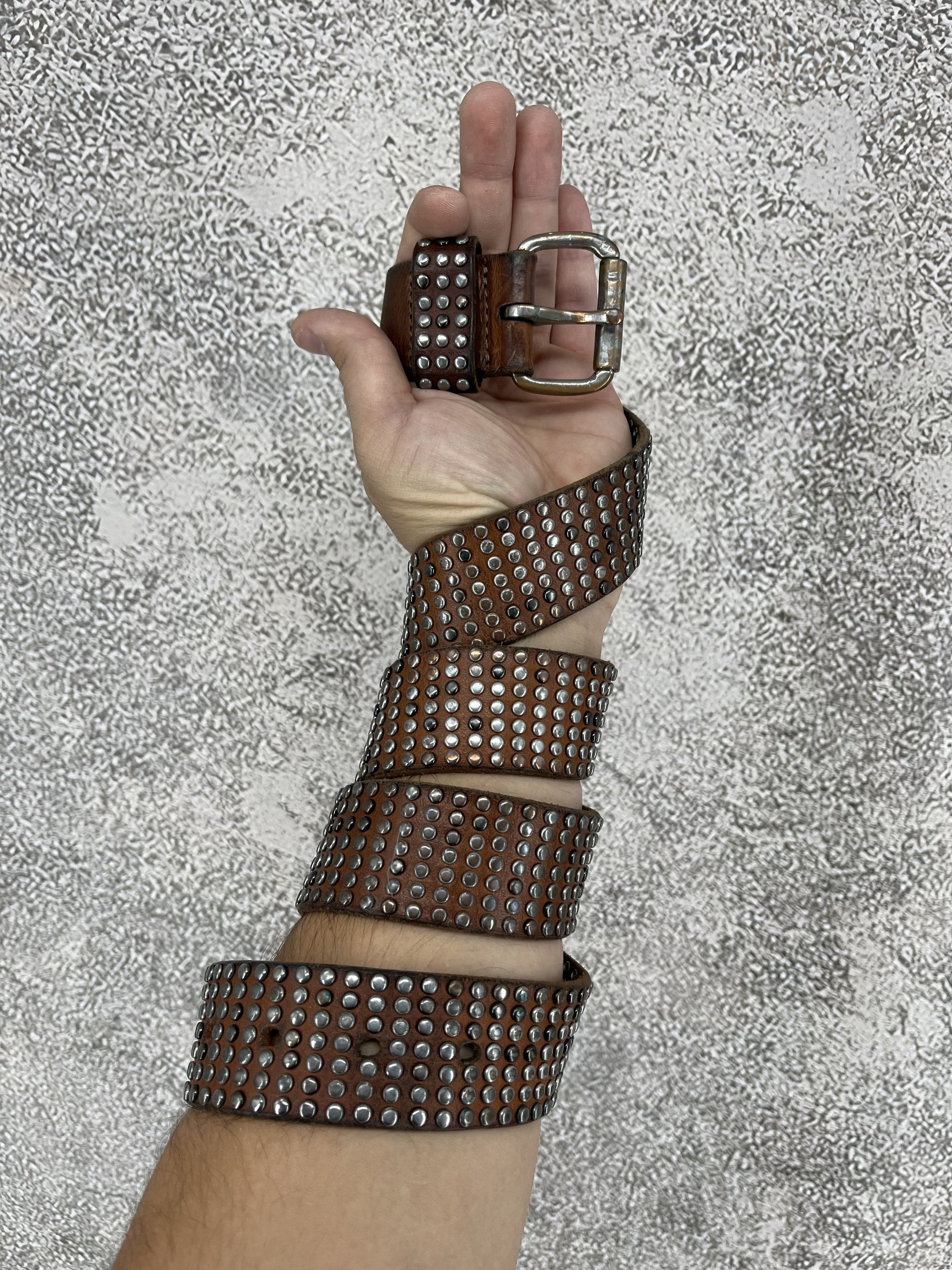 Japanese Brand Vintage 90s Punk Belt Leather Band Rock Y2K 90s Y2K Size ONE SIZE - 1 Thumbnail