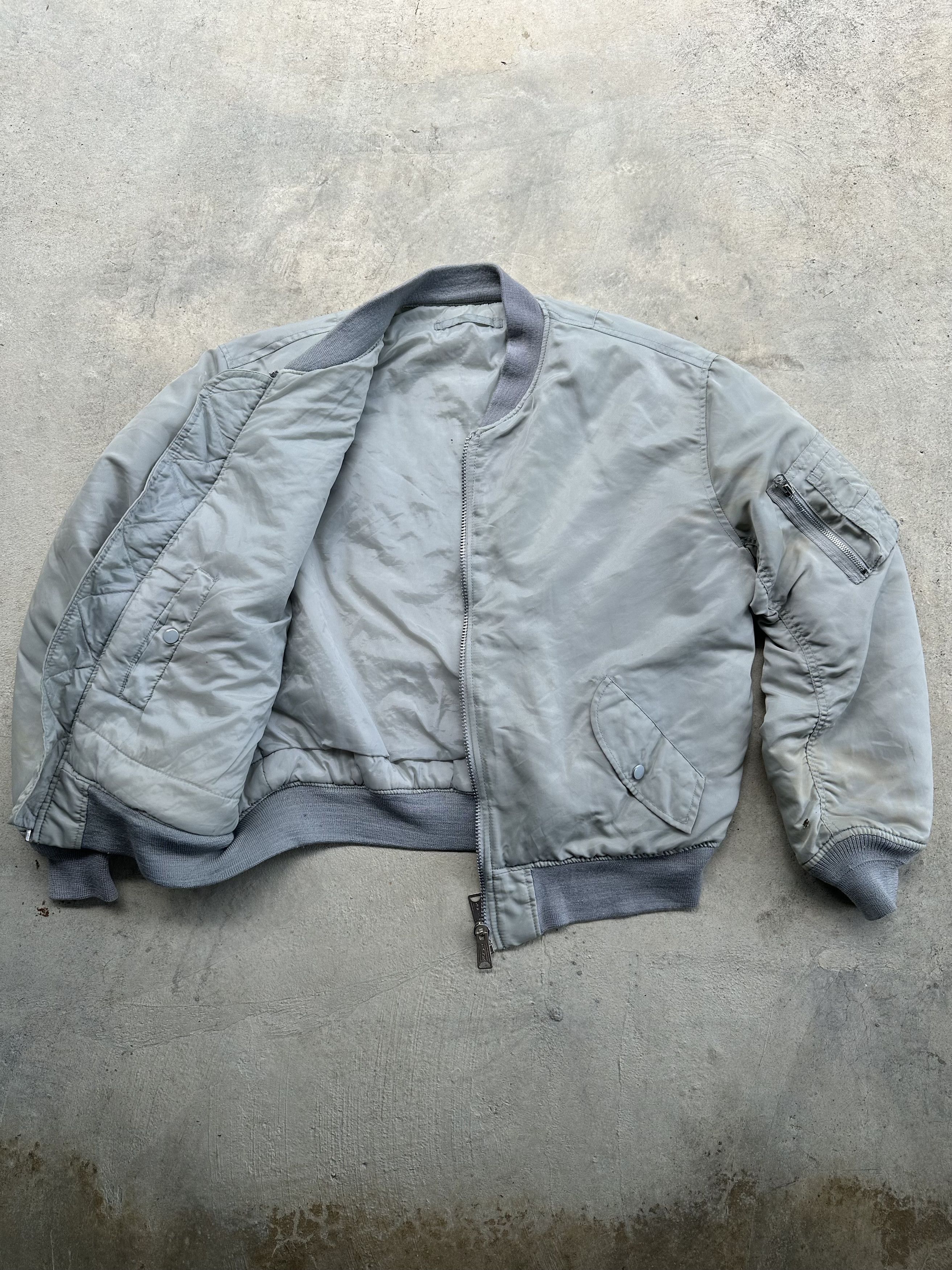 Vintage Vintage 90s MA-1 Reversible Bomber Jacket Flyer’s Men Size US L / EU 52-54 / 3 - 3 Thumbnail