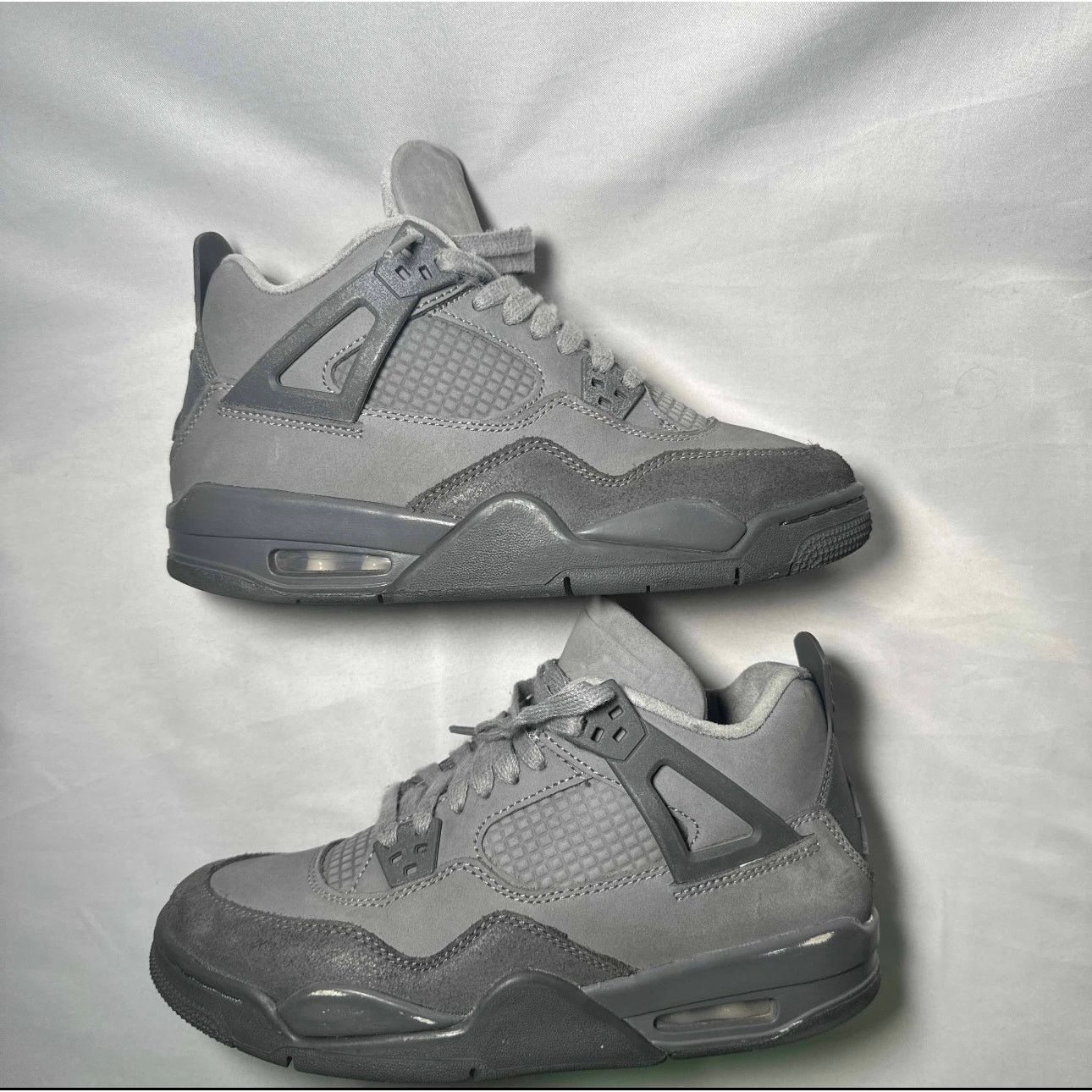 Jordan Brand × Nike Size 6 Nike Air Jordan 4 Retro SE GS Wet Cement Men's Shoes Size US 6 / EU 39 - 2 Thumbnail