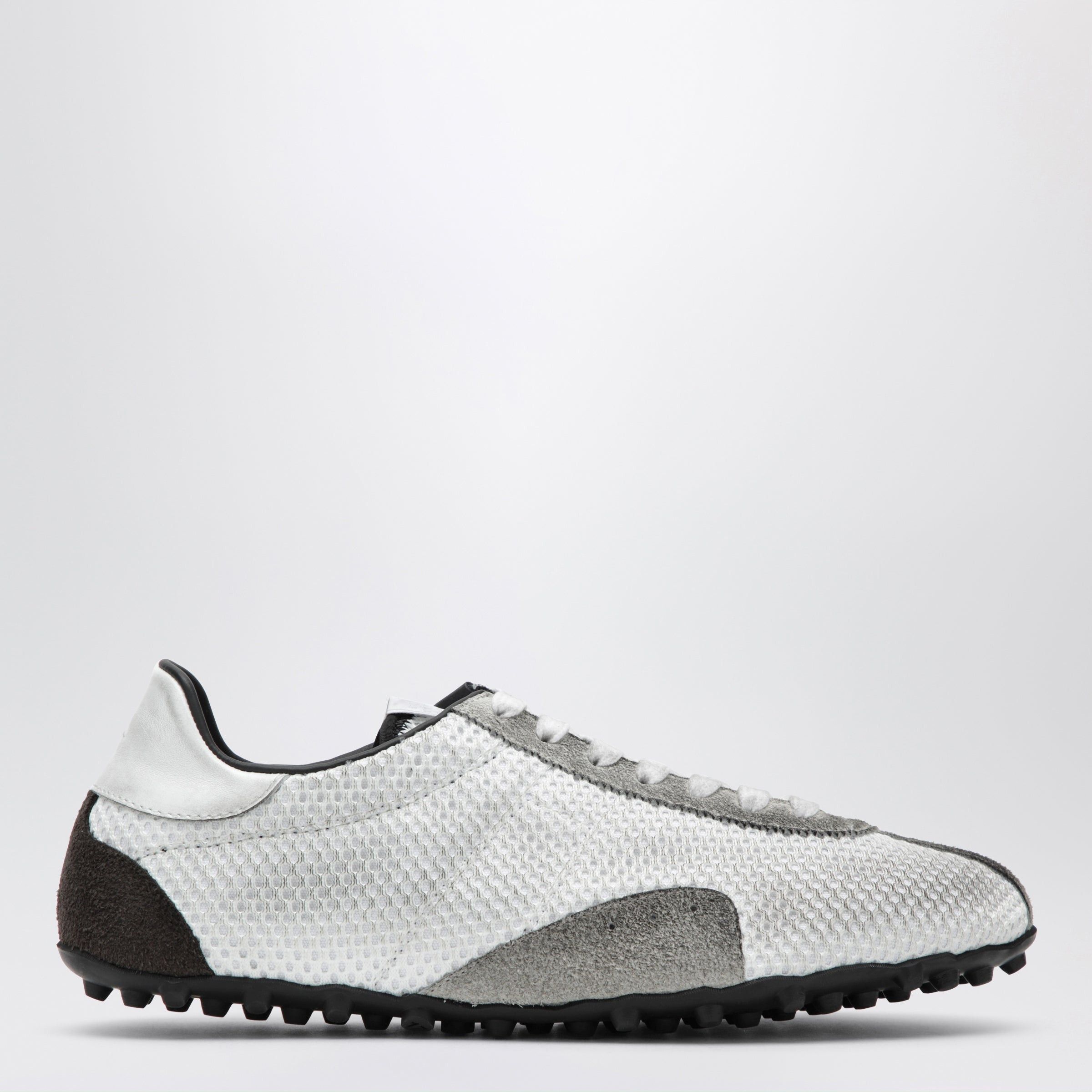 Maison Margiela Maison Margiela Sprinters White/Grey Vintage-Effect Sneakers Size US 11 / EU 44 - 1 Thumbnail