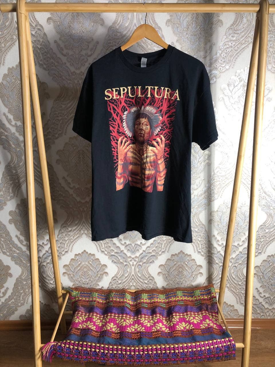 Band Tees Vintage Sepultura Tour Rock T-shirt Retro Metal Punk Y2K 90s Size US XL / EU 56 / 4 - 2 Thumbnail