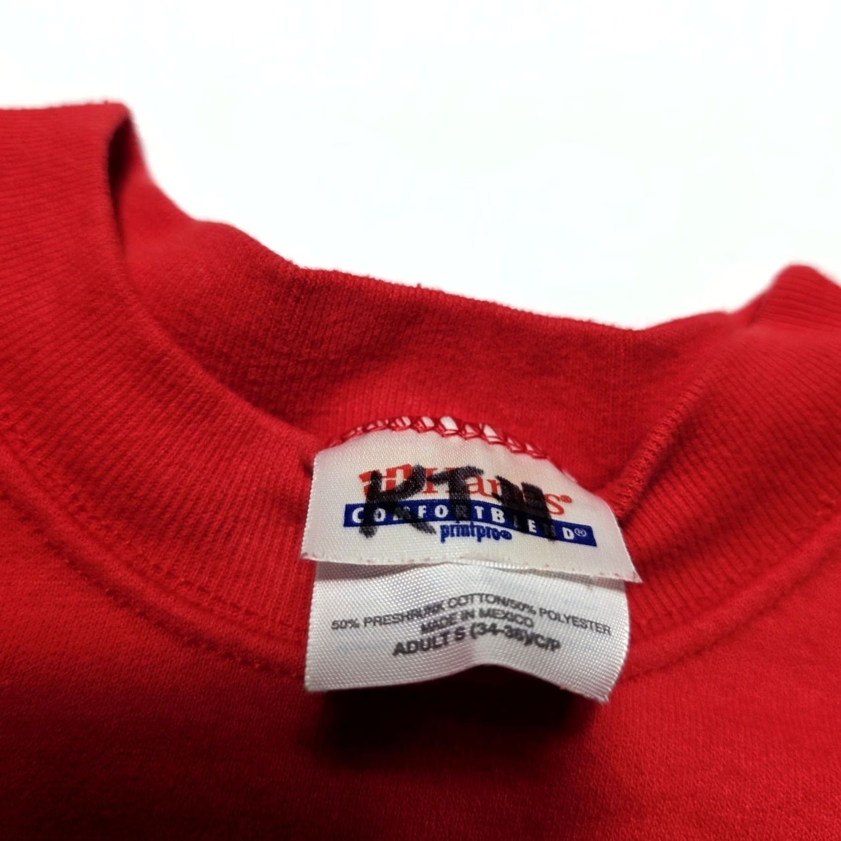 Hanes VINTAGE Hanes Hawaii Sweatshirt City Embroidered Men’s Small Crew Neck Long Sleeve Red Mulitis?? Size US S / EU 44-46 / 1 - 3 Thumbnail