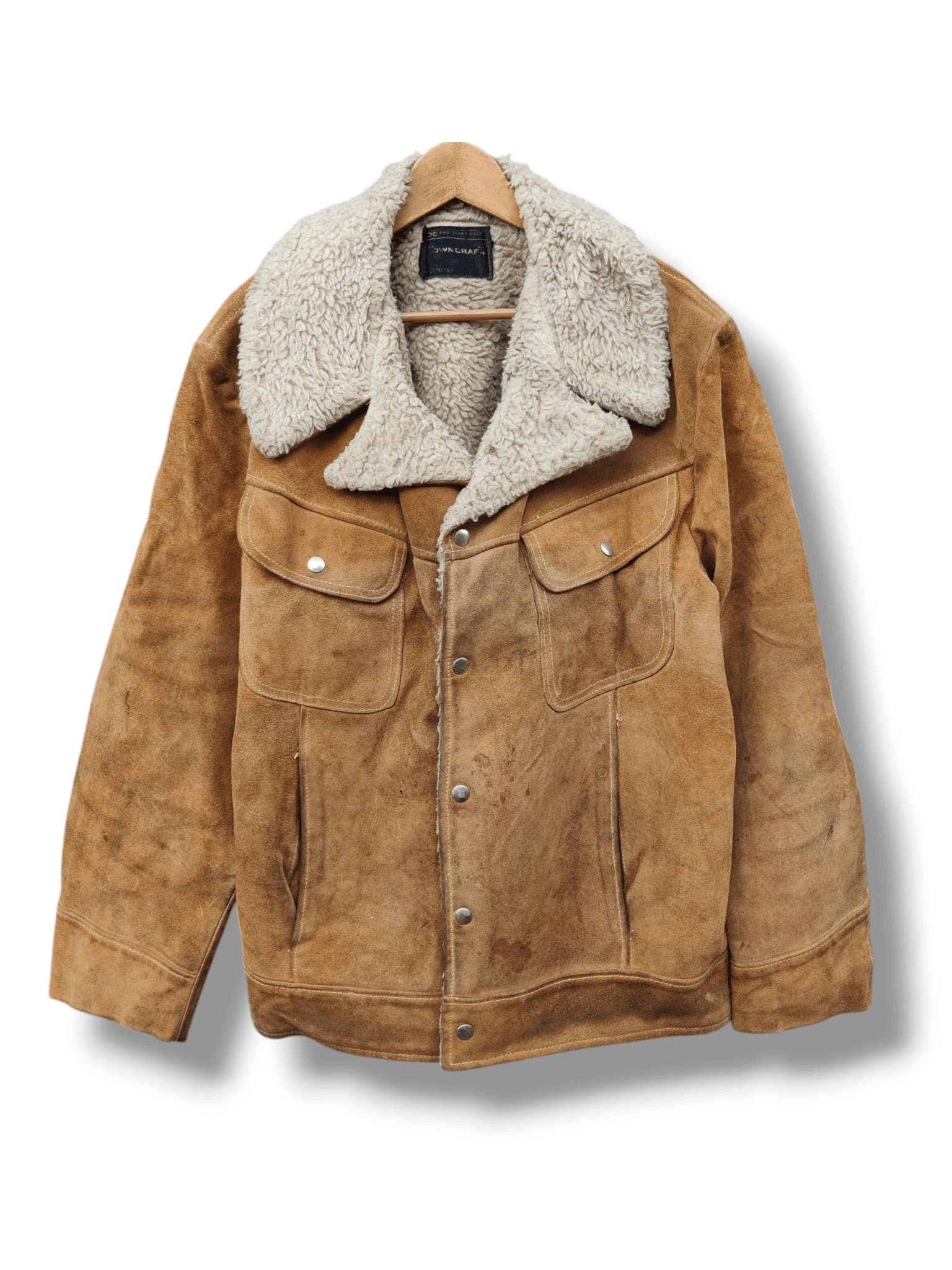 JCPenney Distressed Vintage Towncraft JC Penney Leather Jacket Size US L / EU 52-54 / 3 - 1 Thumbnail